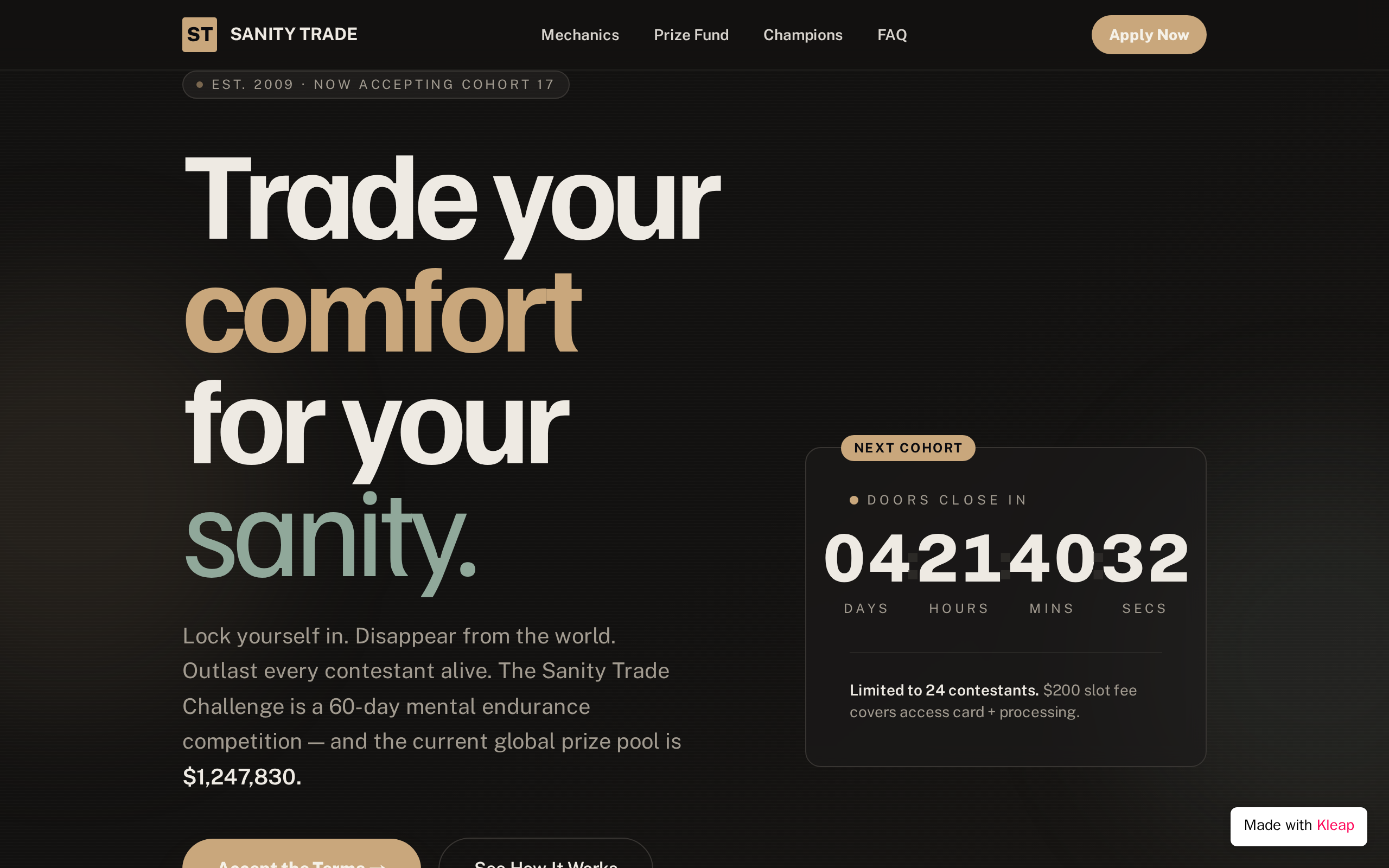 Sanity Trade Challenge-copy