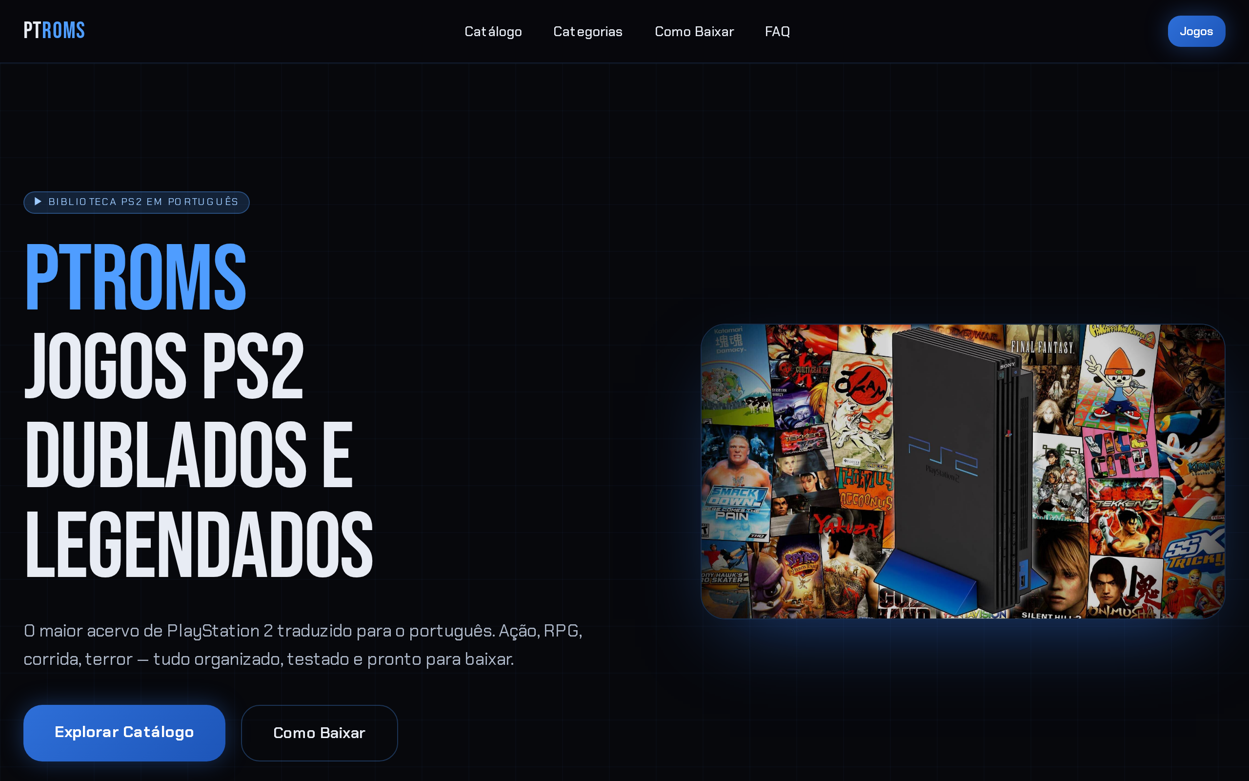 PTROMS website example