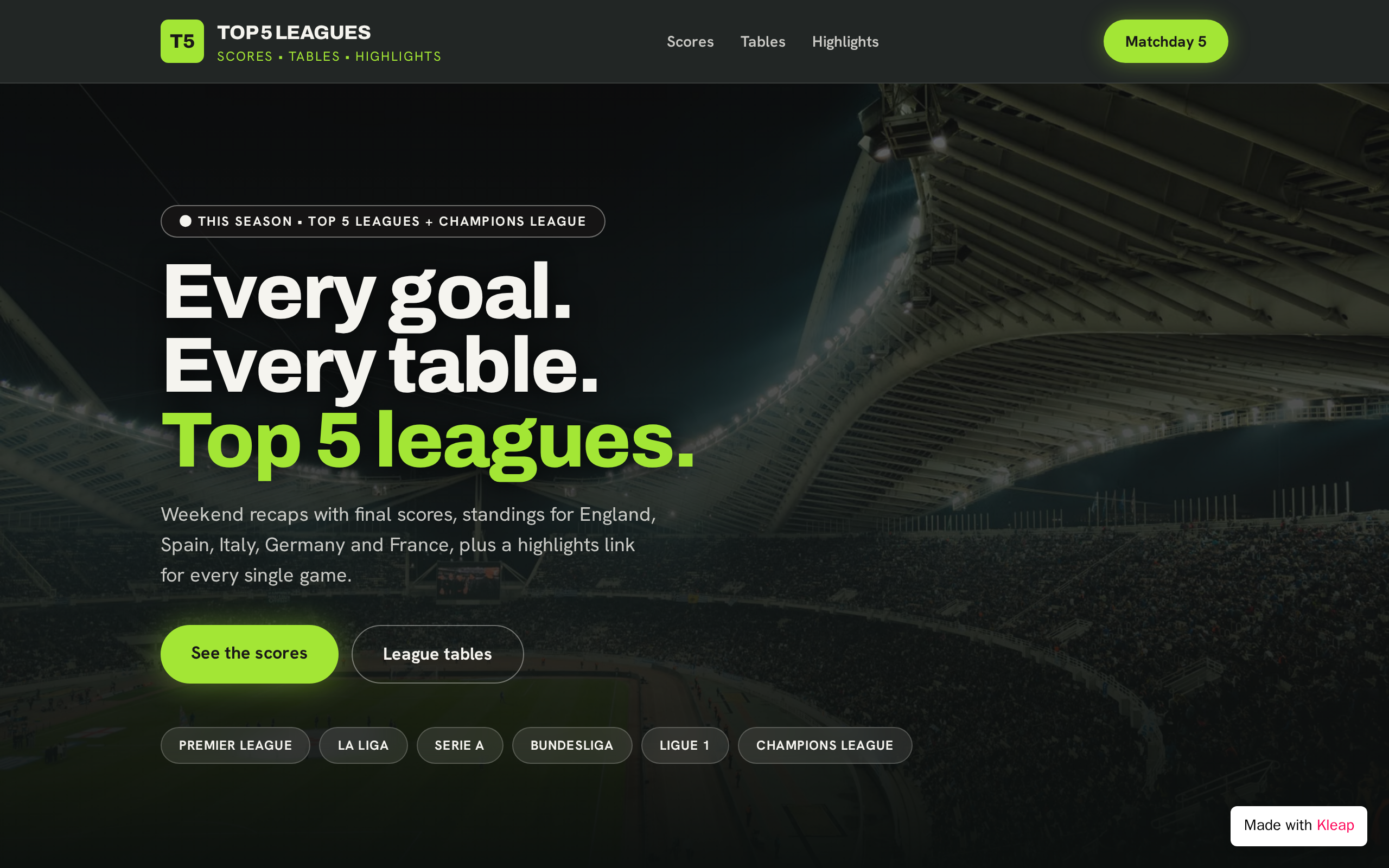 Pitchside Pulse