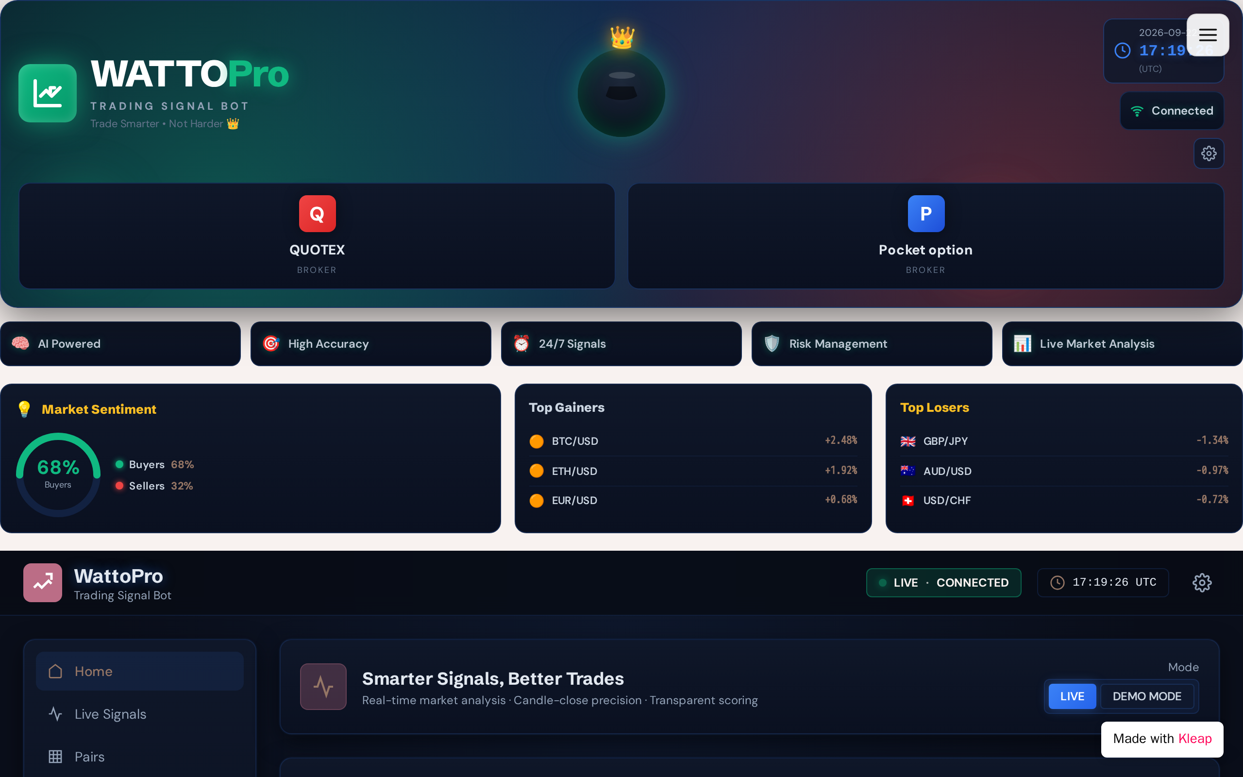 WattoPro website example