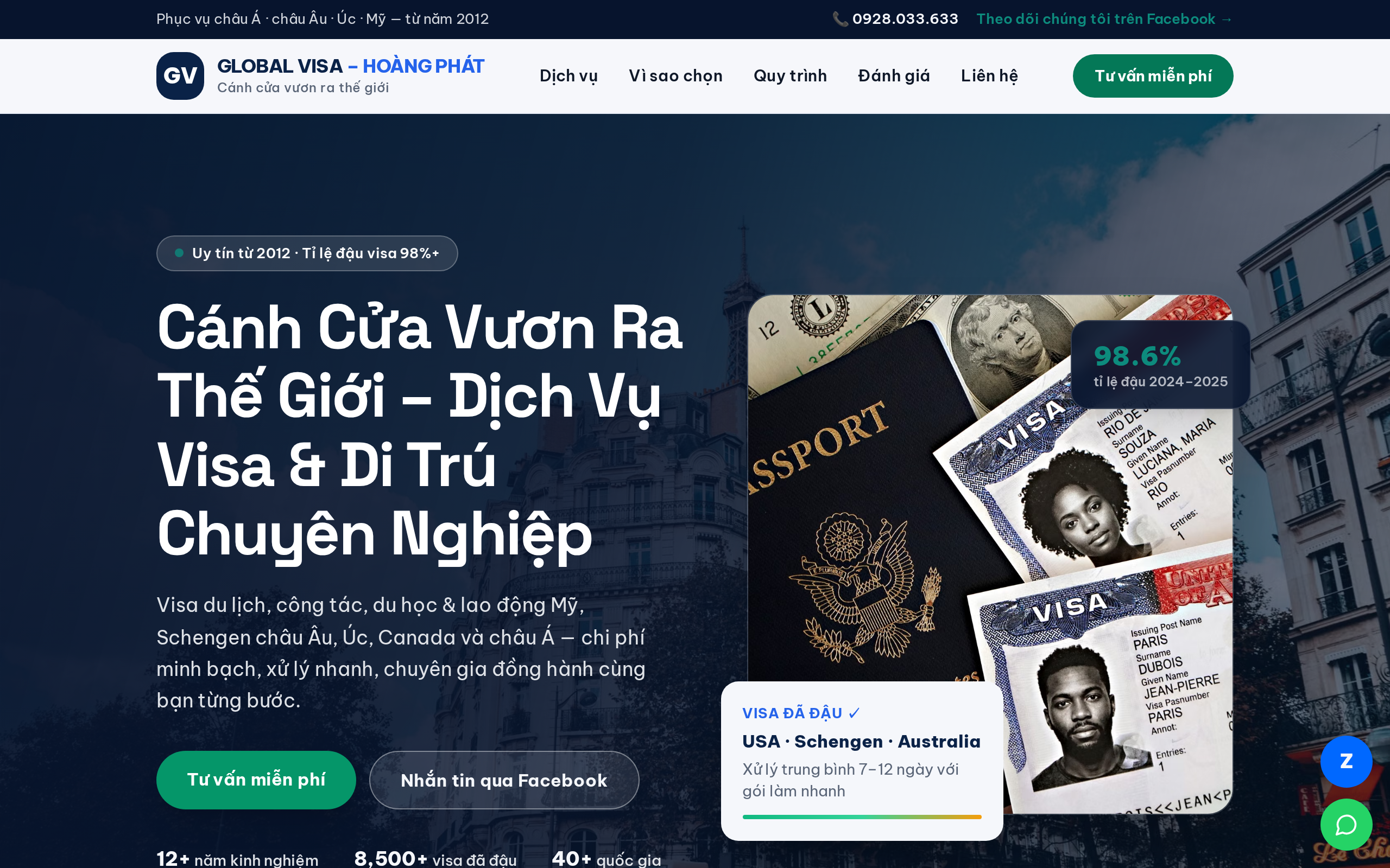 Global Visa Hoàng Phát