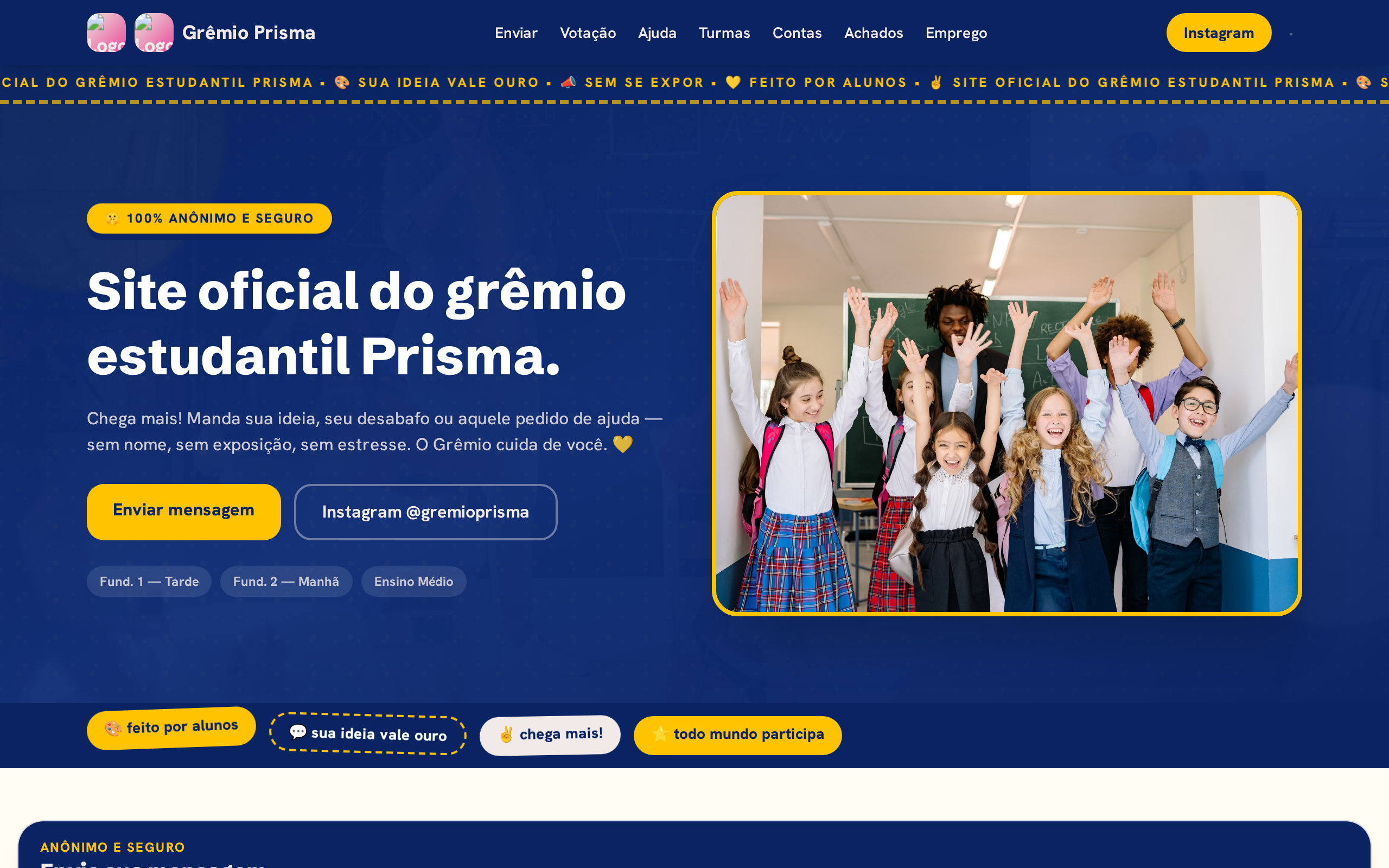 gremio estudantil prisma