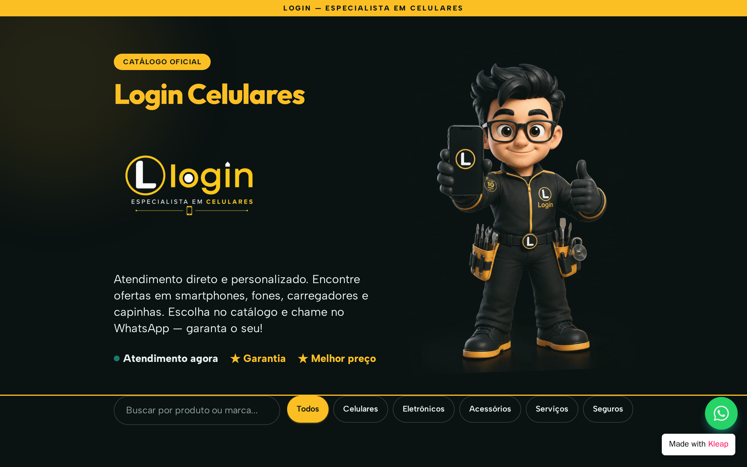 Login Celulares