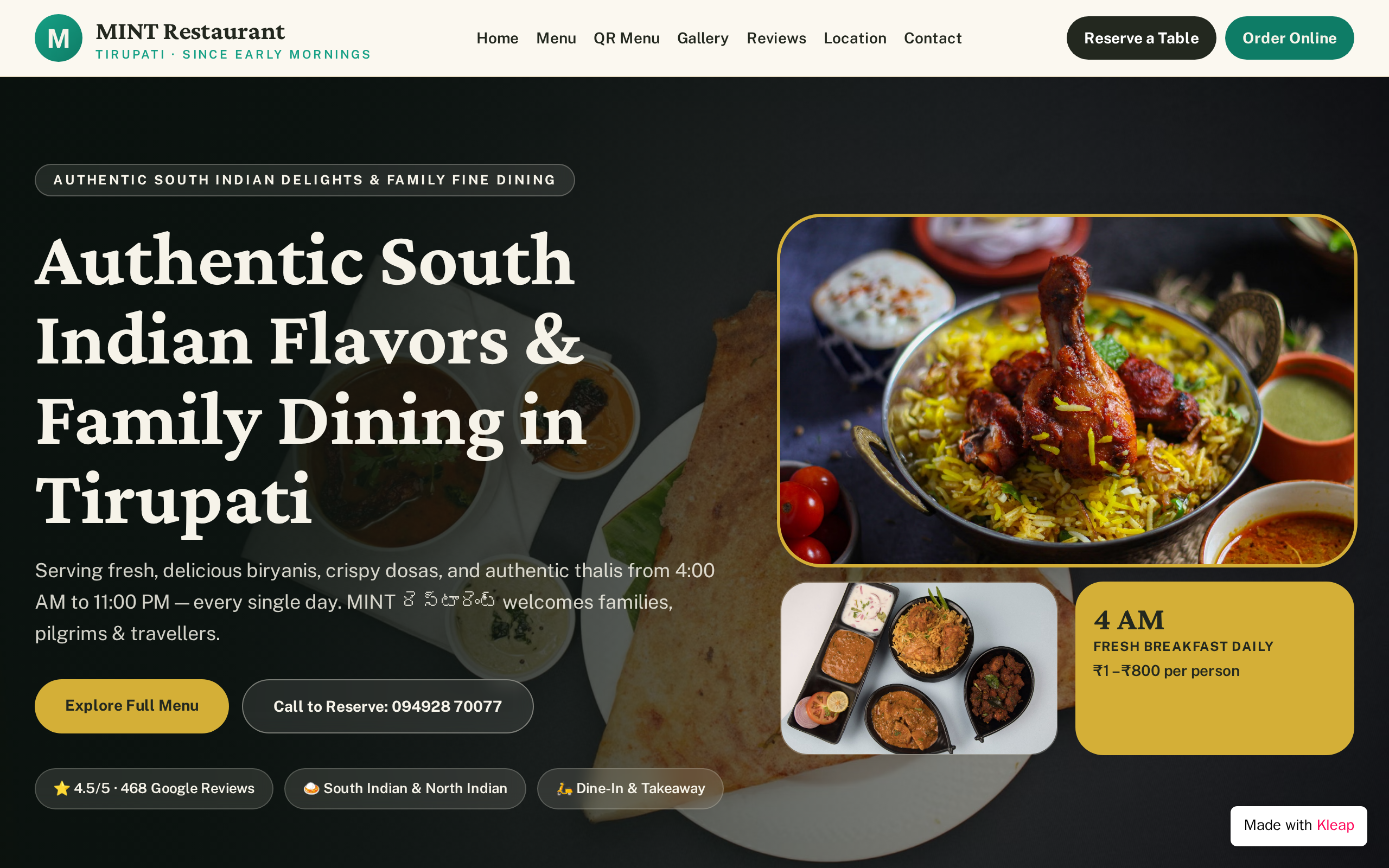MINT Restaurant