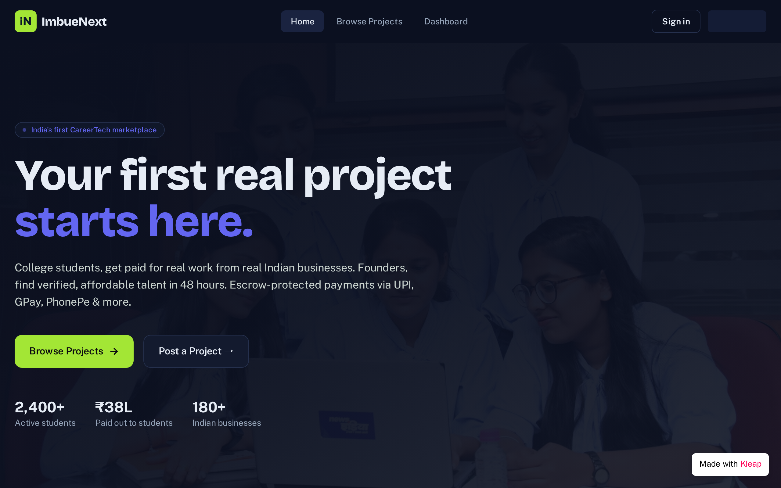 Student Talent Marketplace
