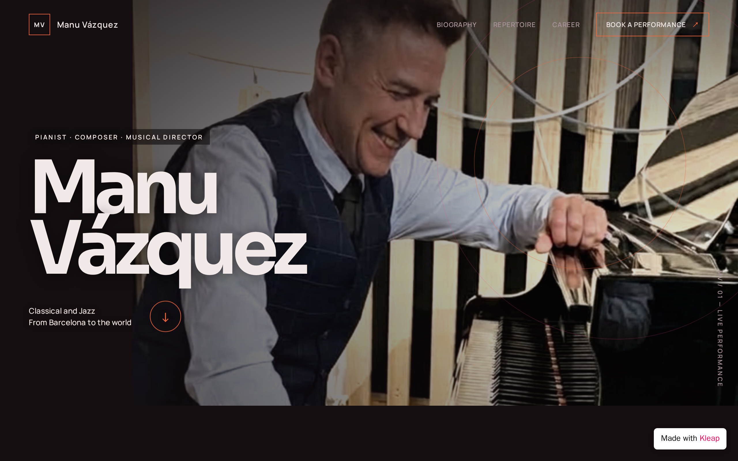 Manu Vázquez | Classical & Jazz Pianist