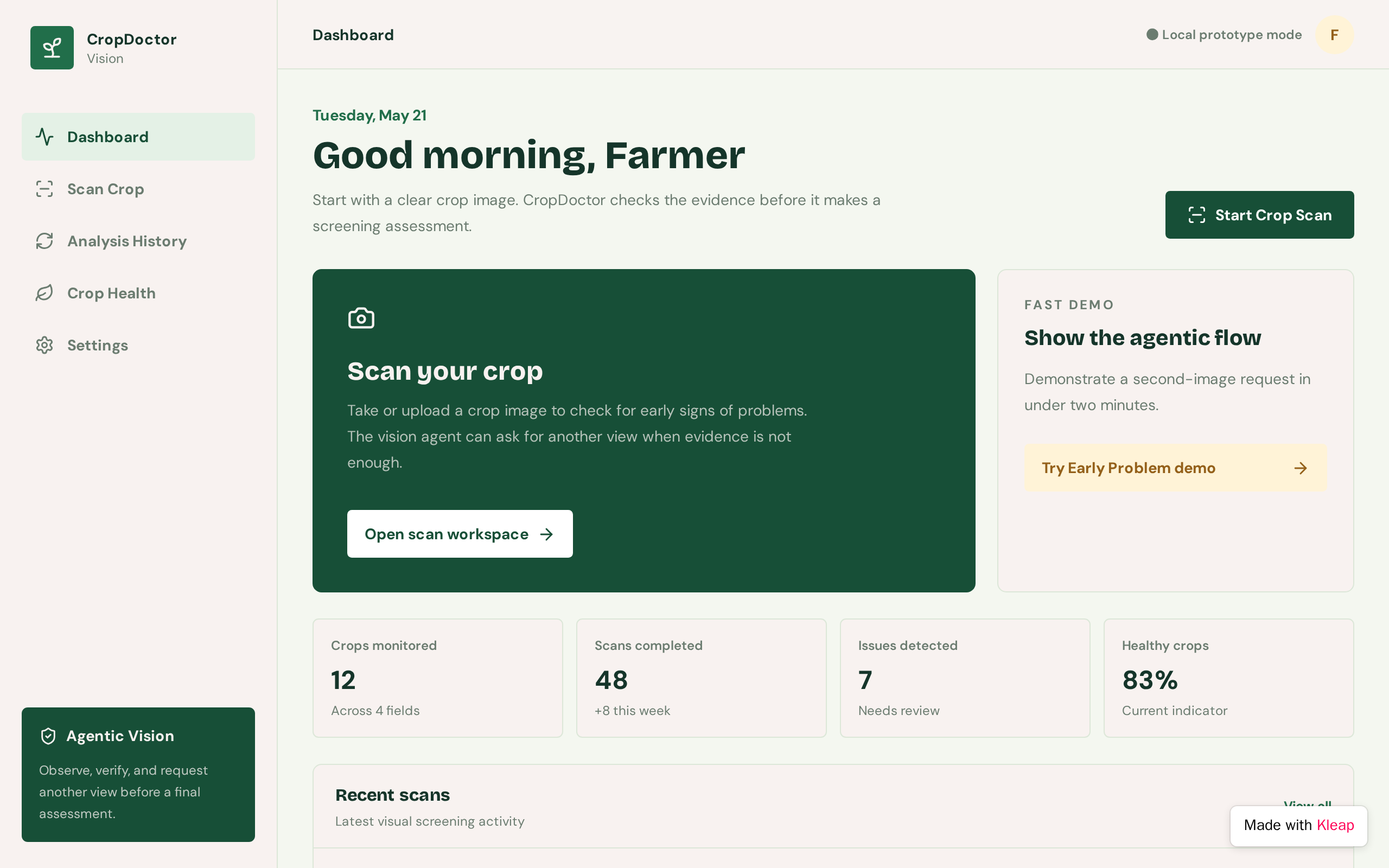 CropDoctor Vision
