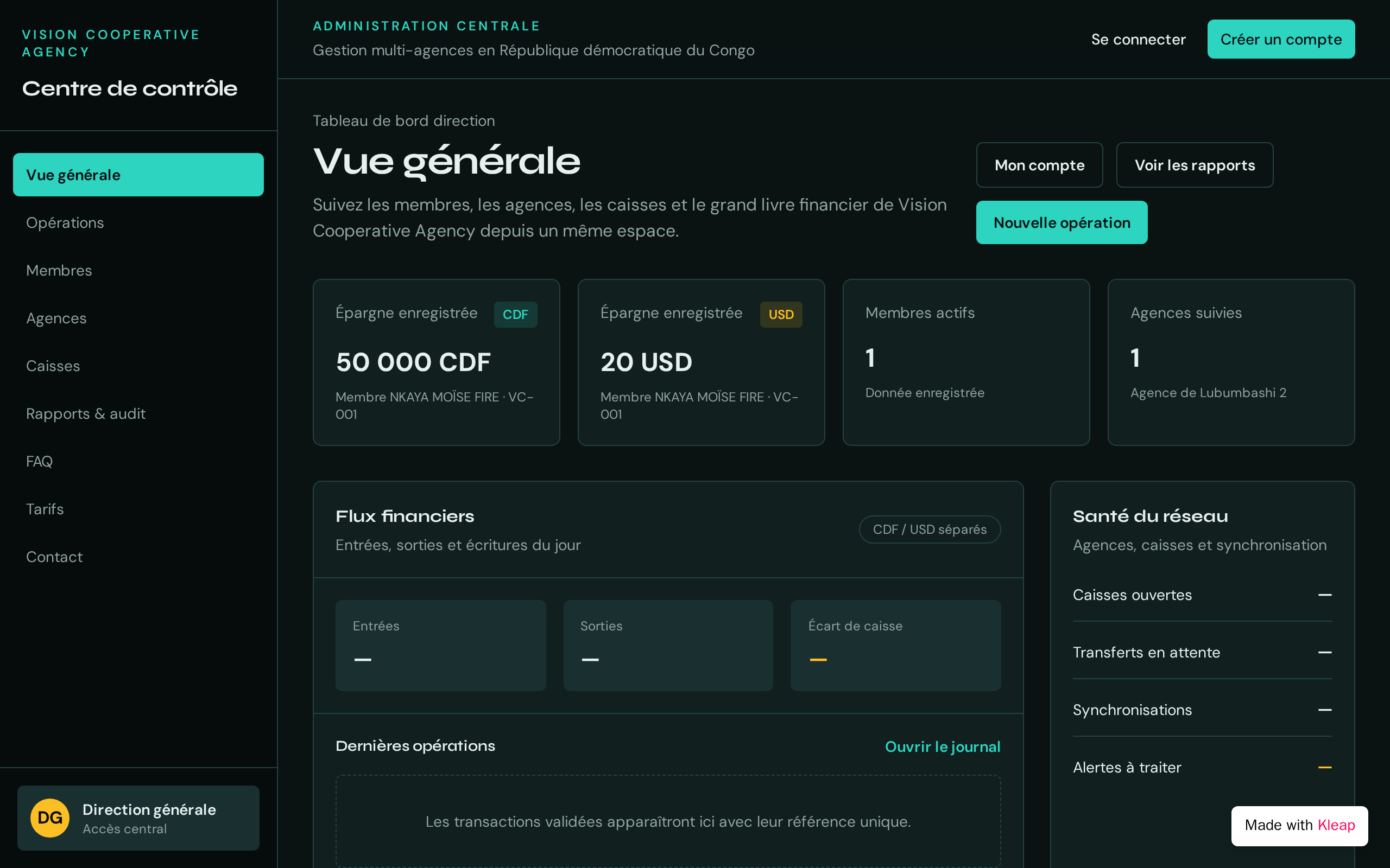 VISION COOPÉRATIVE AGENCE