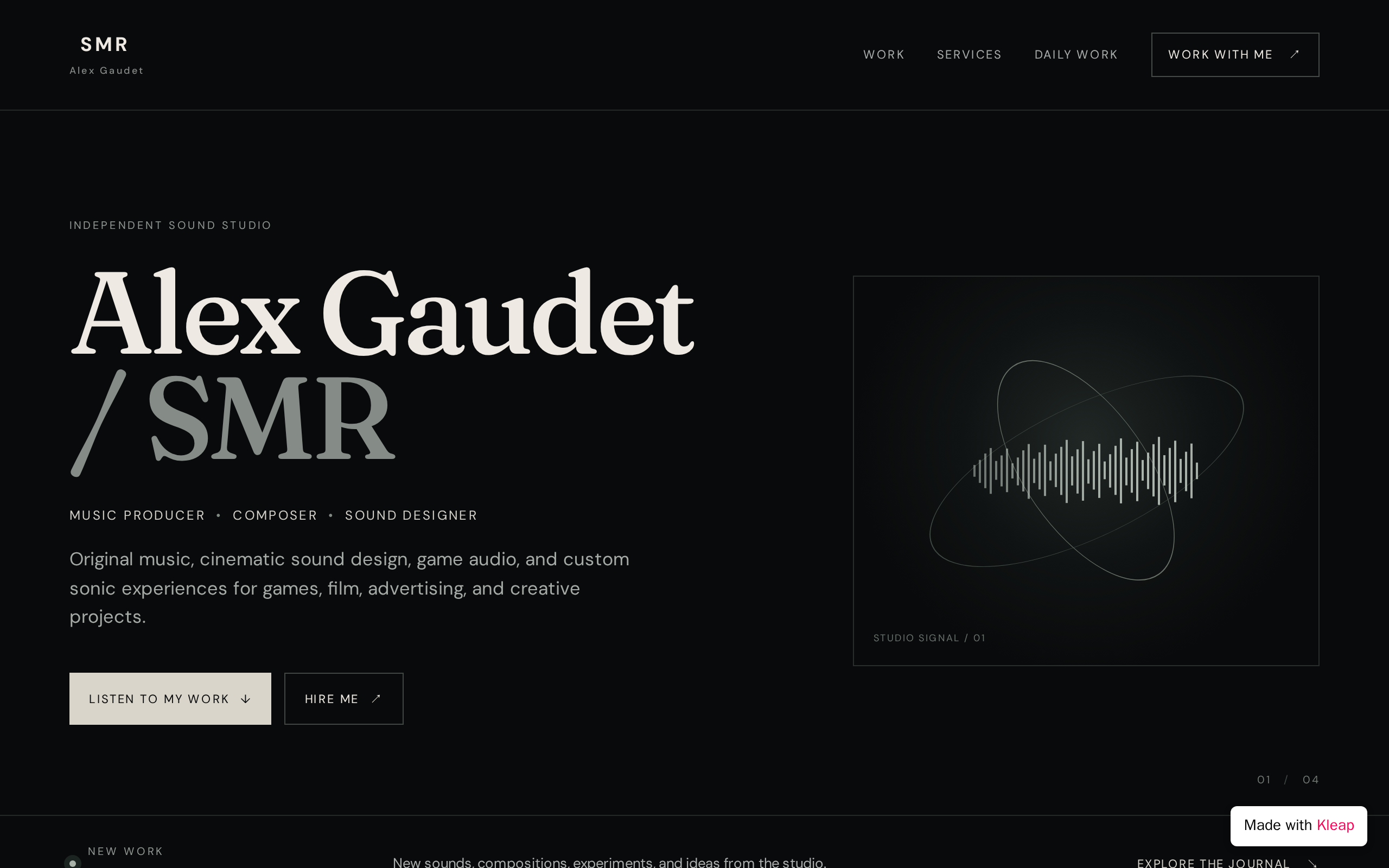 Alex Gaudet / SMR