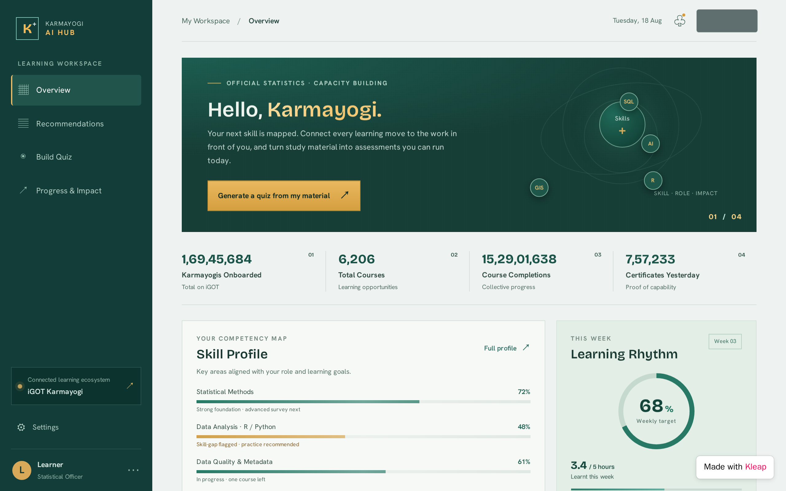 Karmayogi AI Hub