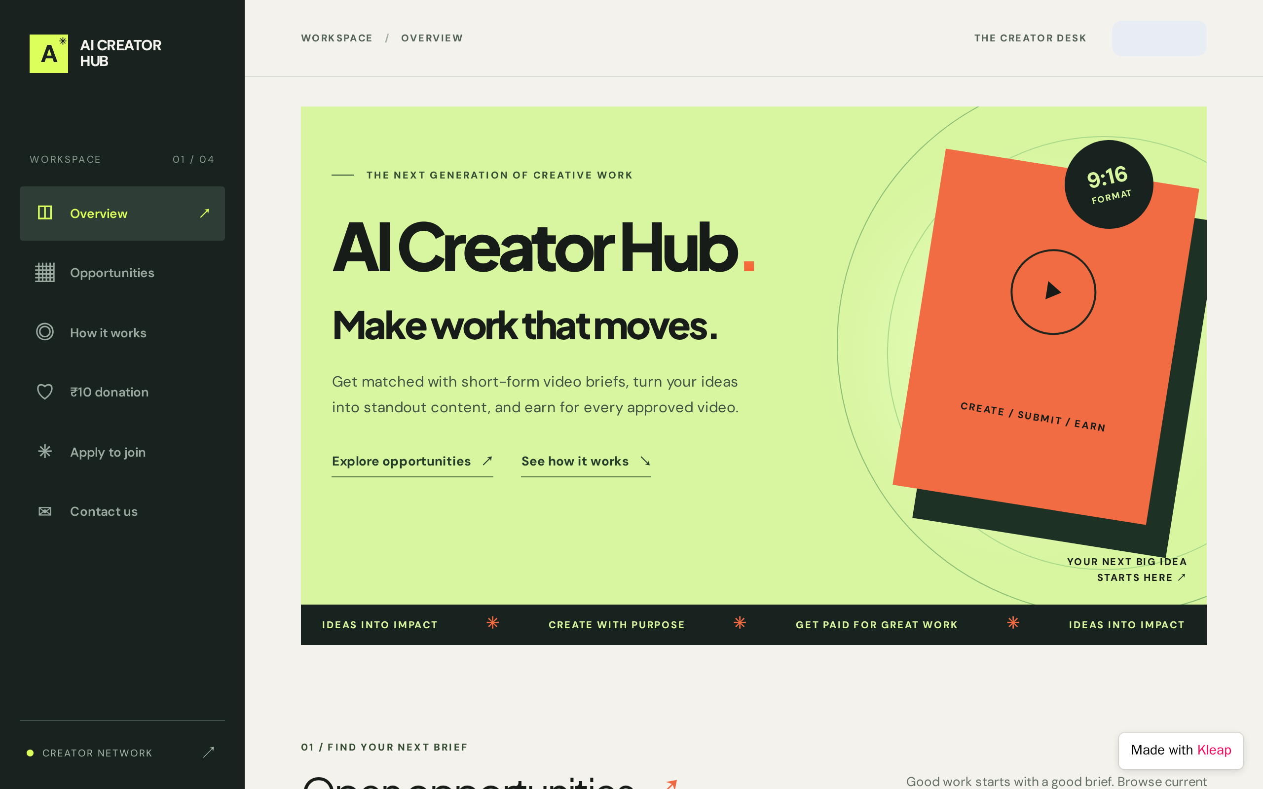CreatorHub