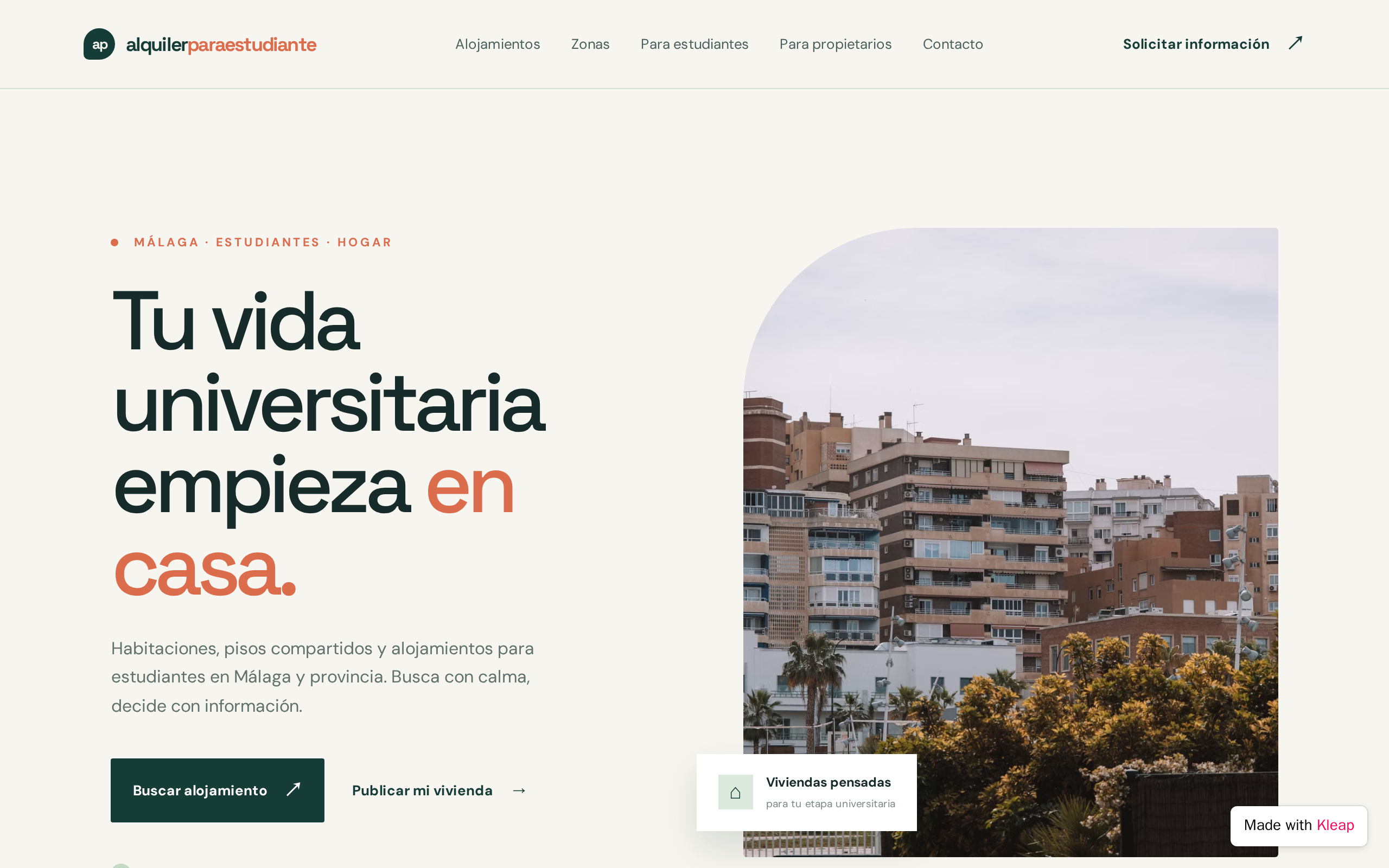 Alquiler Para Estudiante