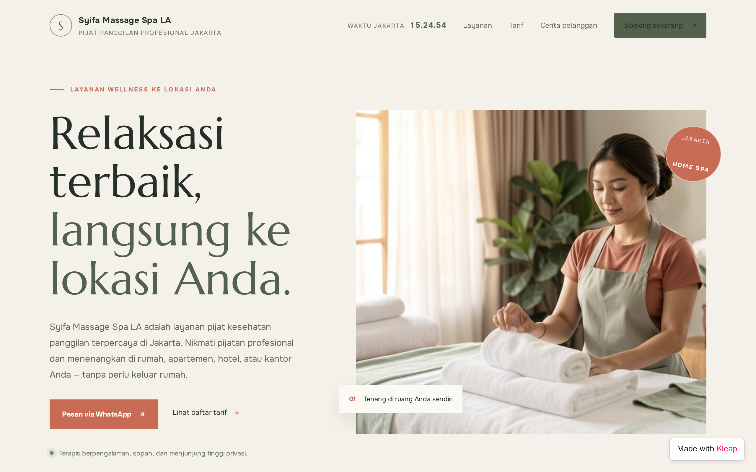 Syifa Massage Spa LA
