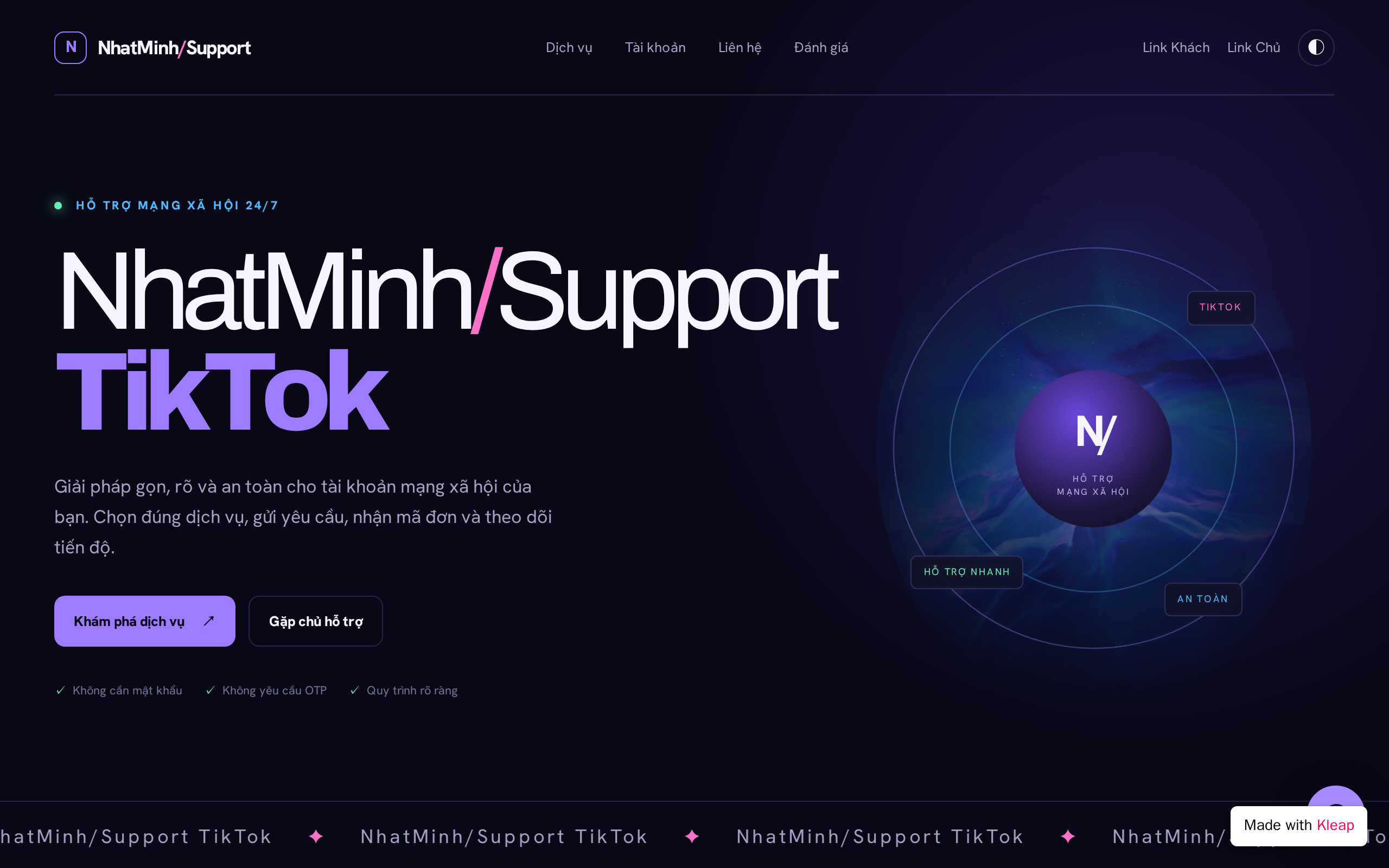 NhatMinh Support