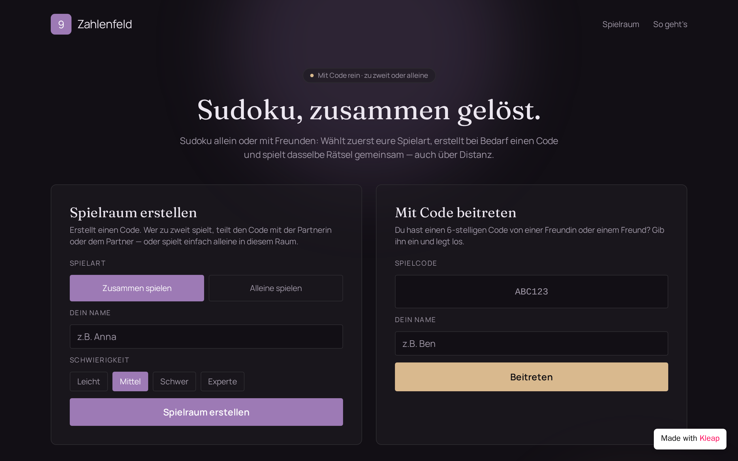 Sudoku Live