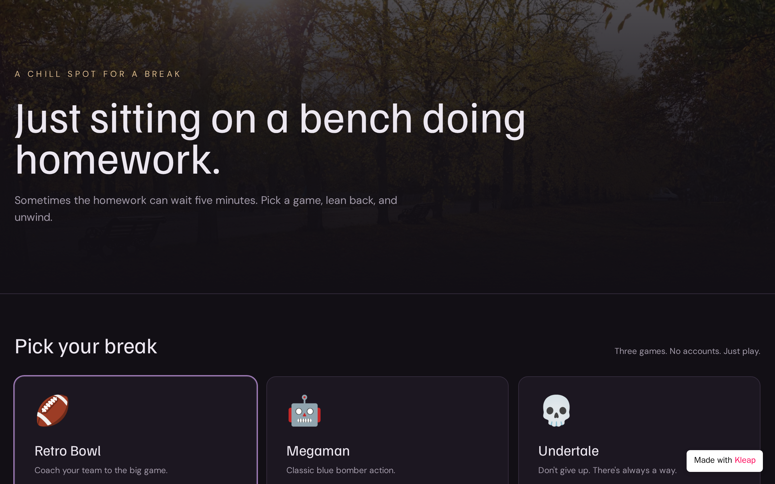 Benchwork Games