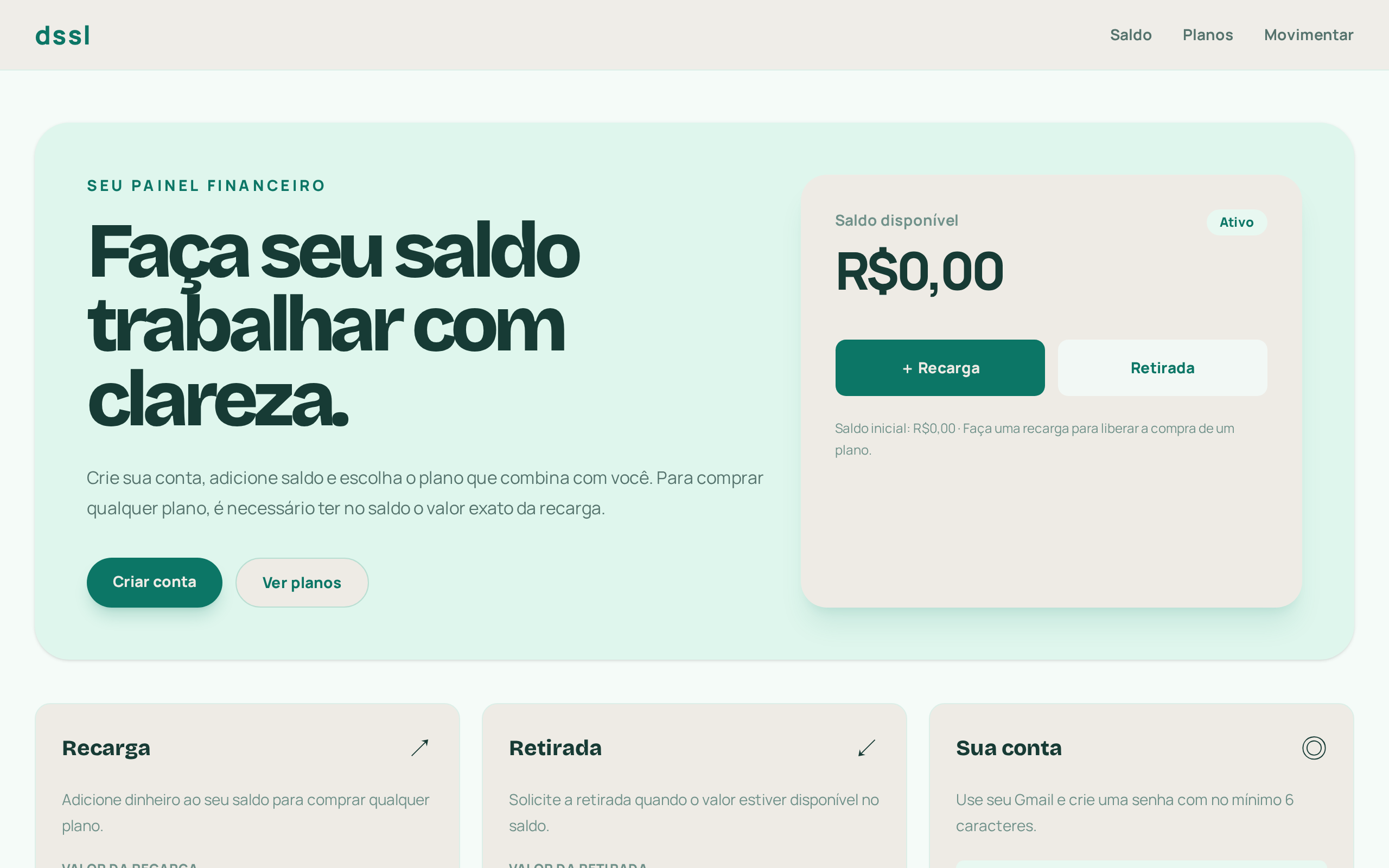 D S S L website example