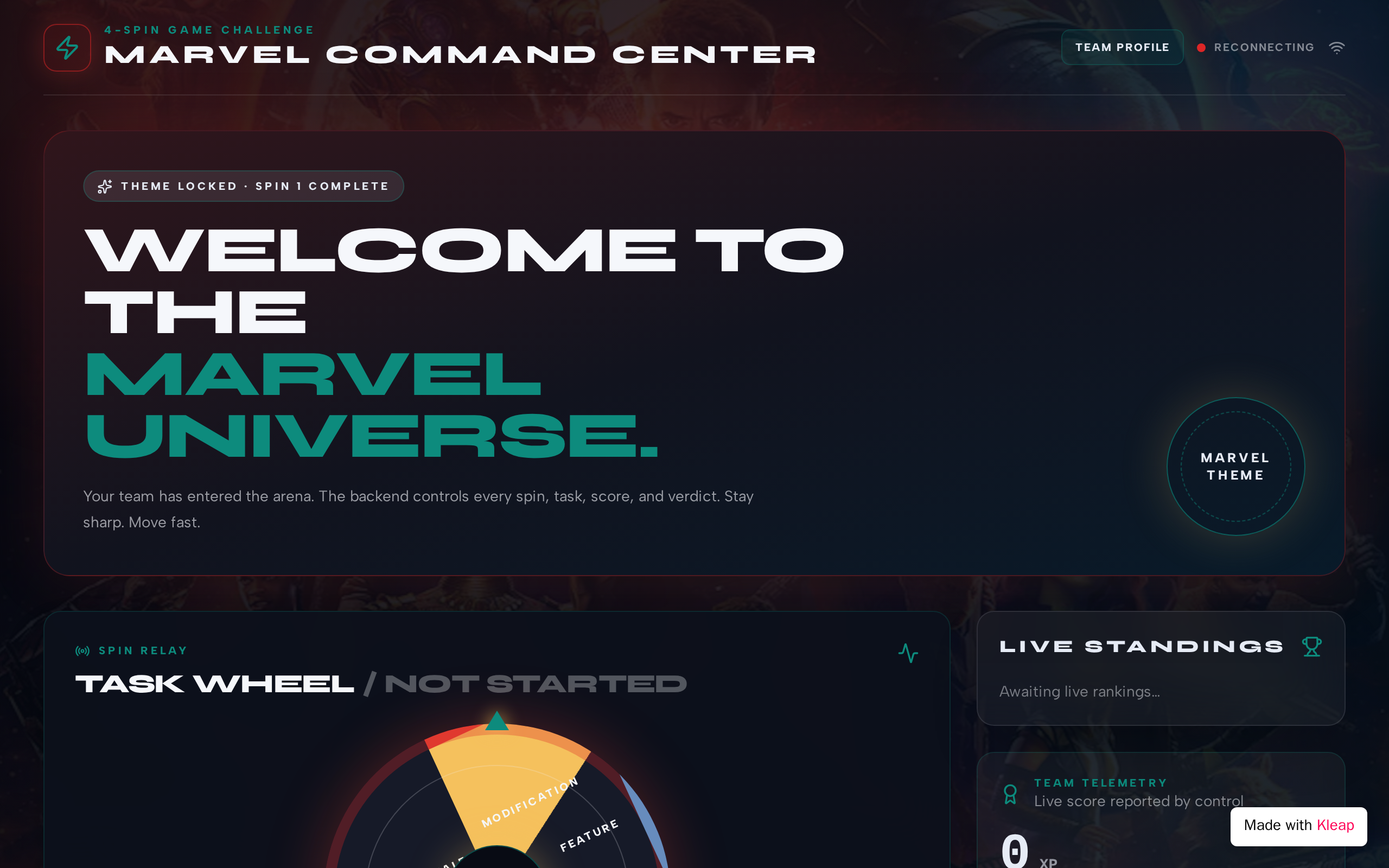 Marvel Command Center