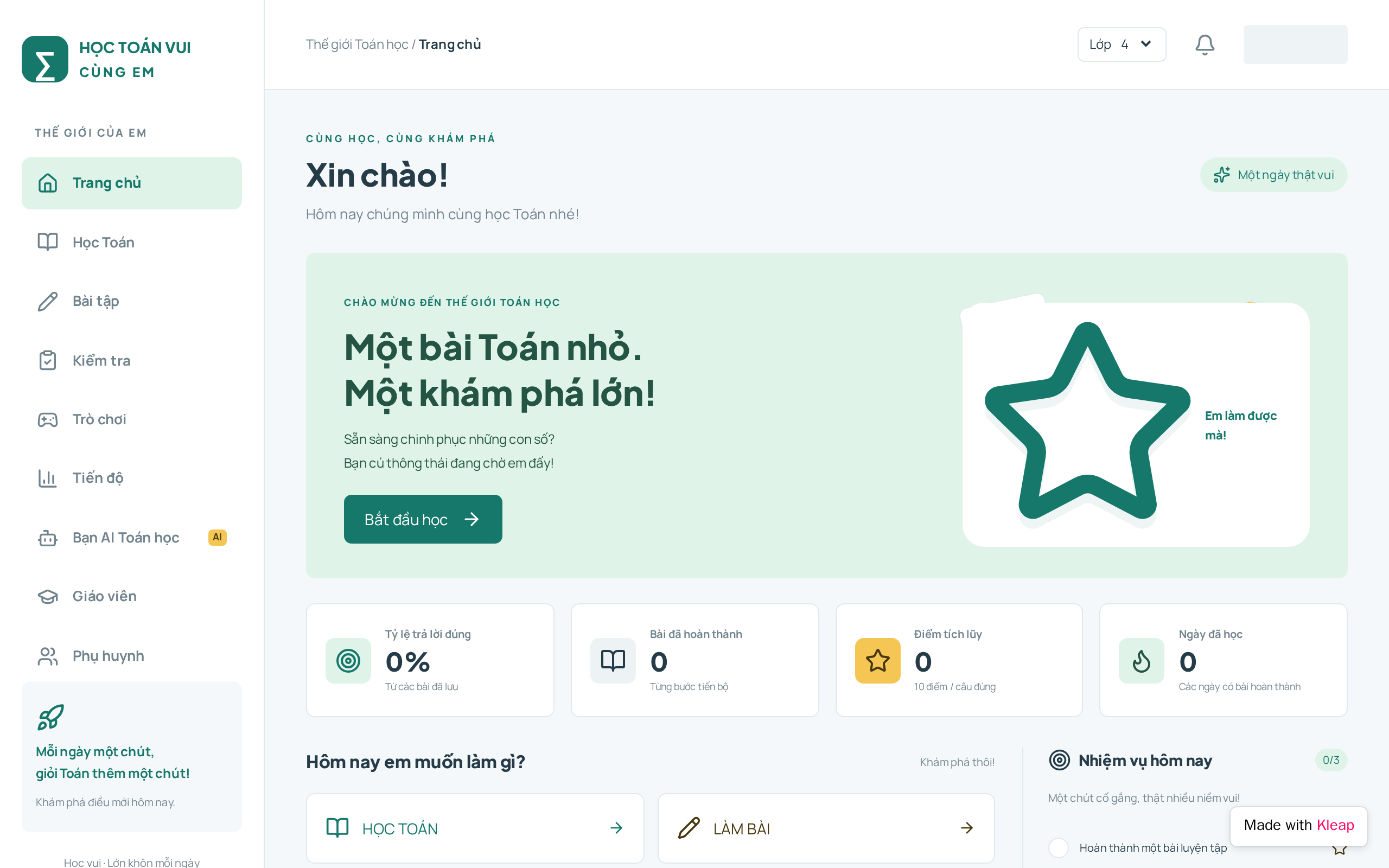 HỌC TOÁN VUI CÙNG EM