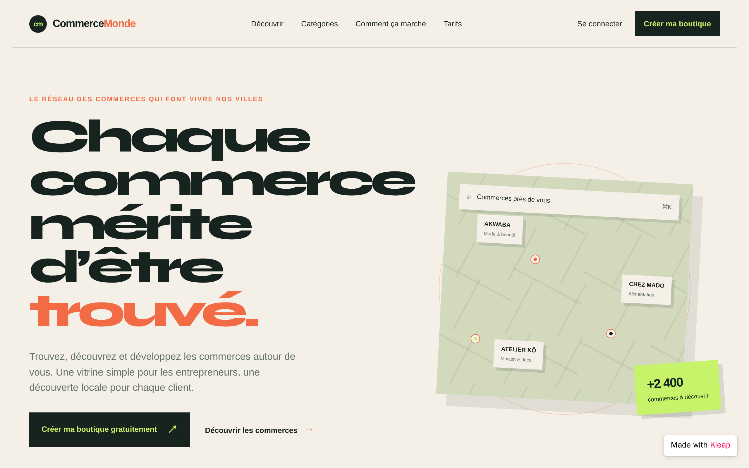 Commerce Monde