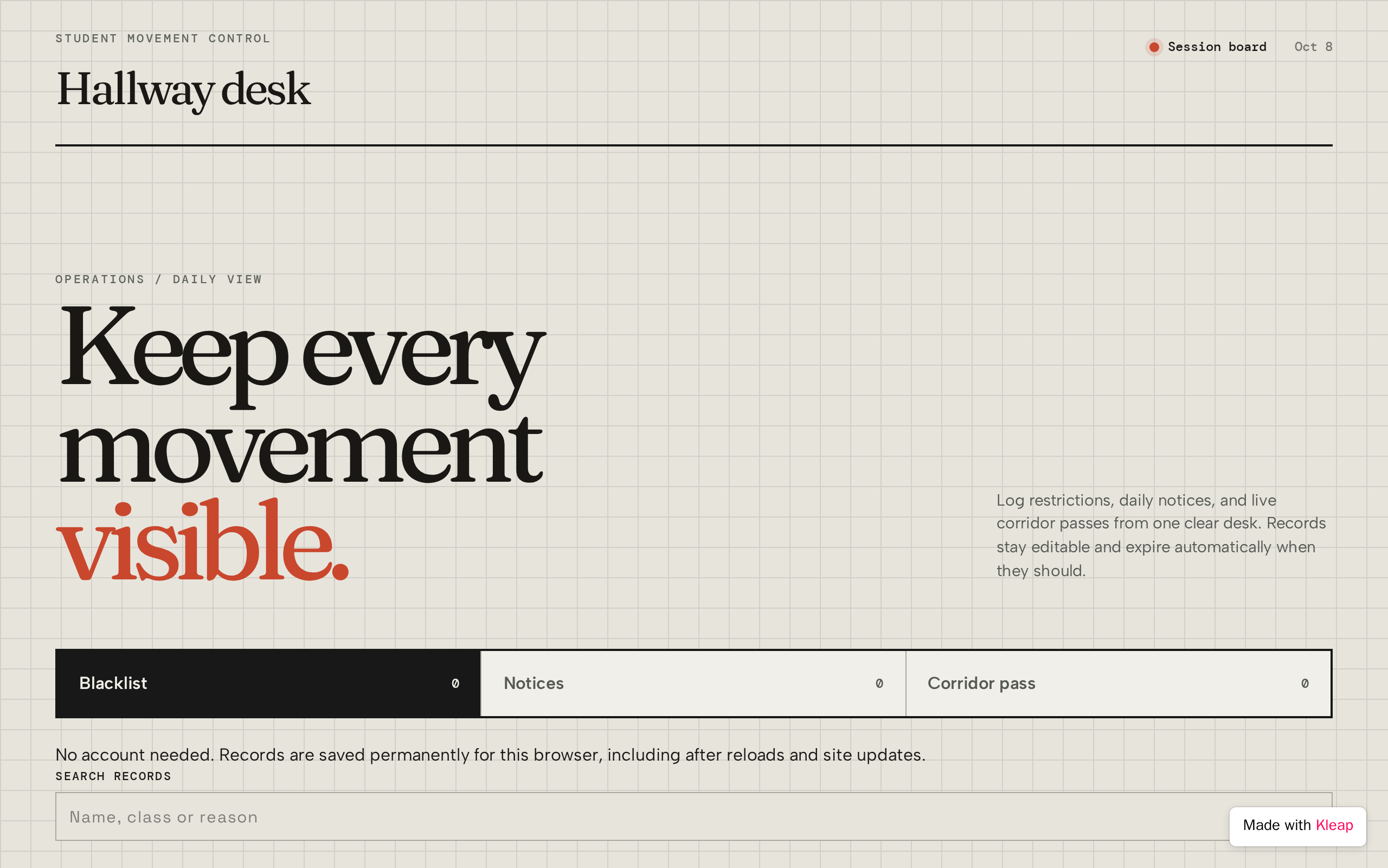 Me a Website Witha Clear Grid
