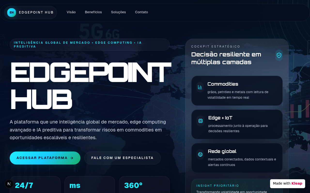 Edgepoint Hub website example