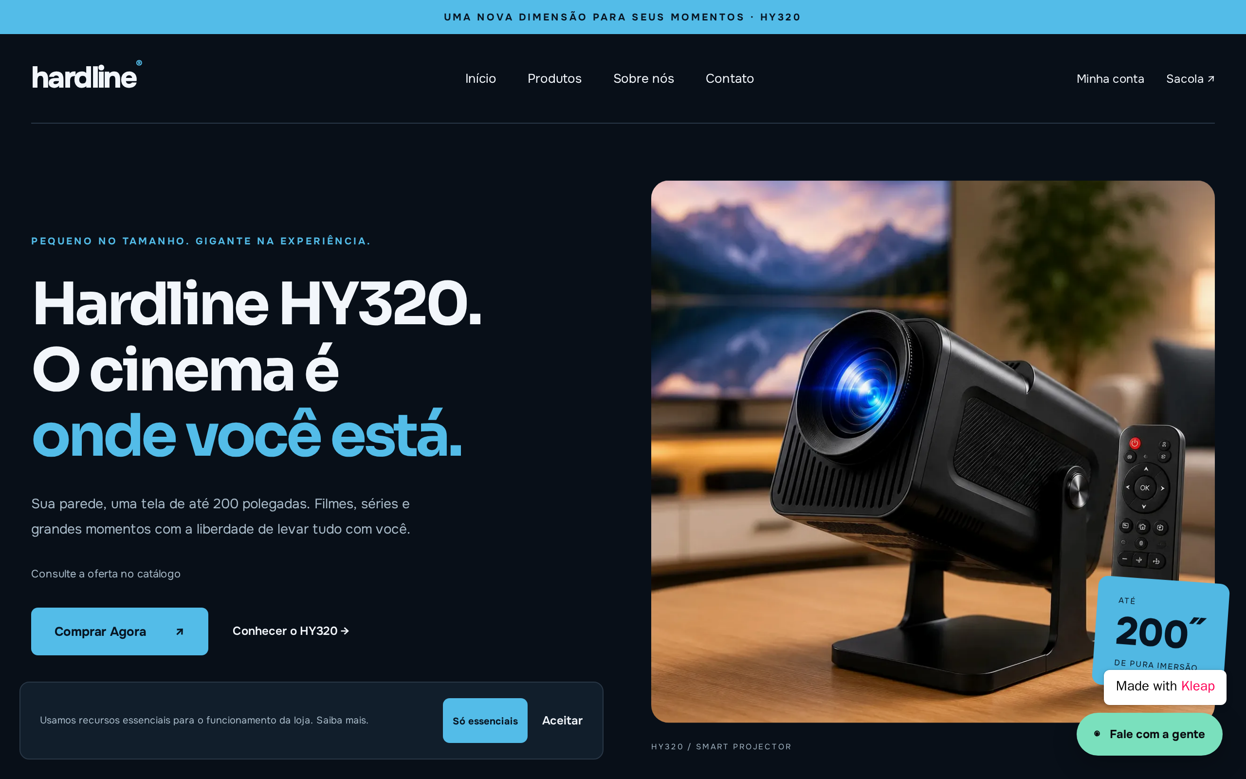 Hardline — Projetor HY320