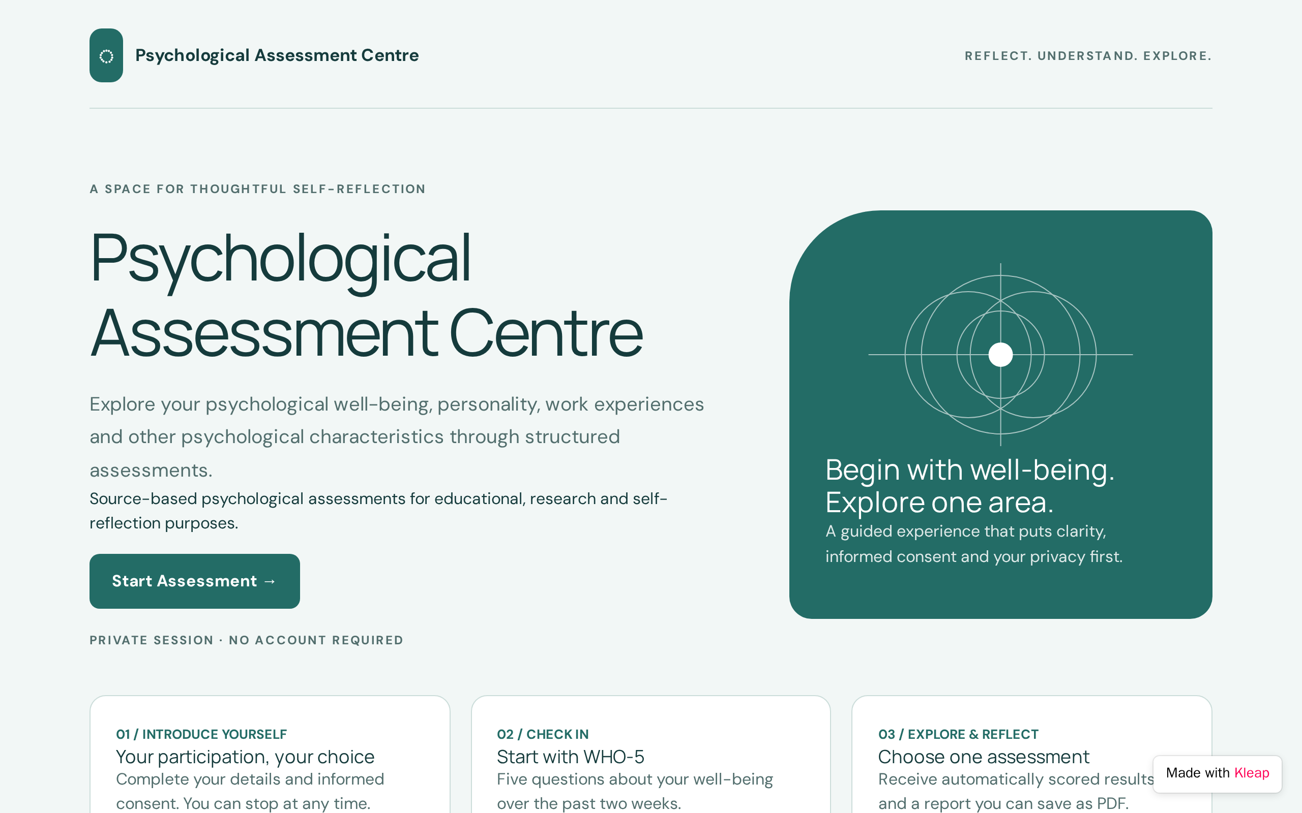 Psychological Assessment Centre