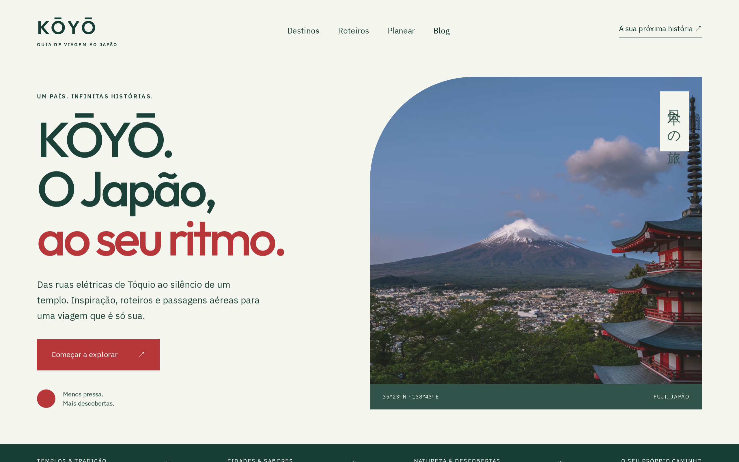 KŌYŌ | Guia de Viagem ao Japão