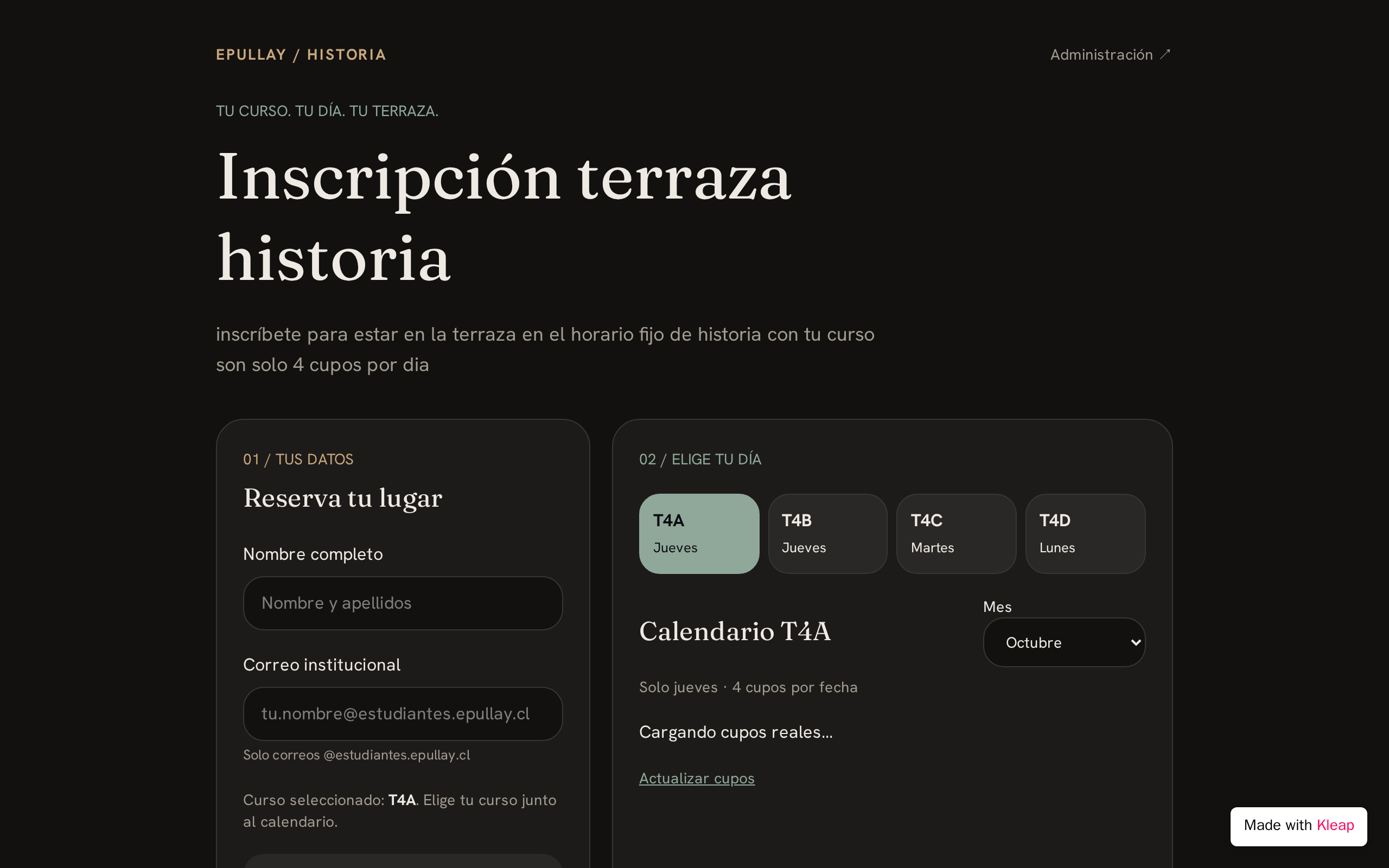 Academia Inscripciones