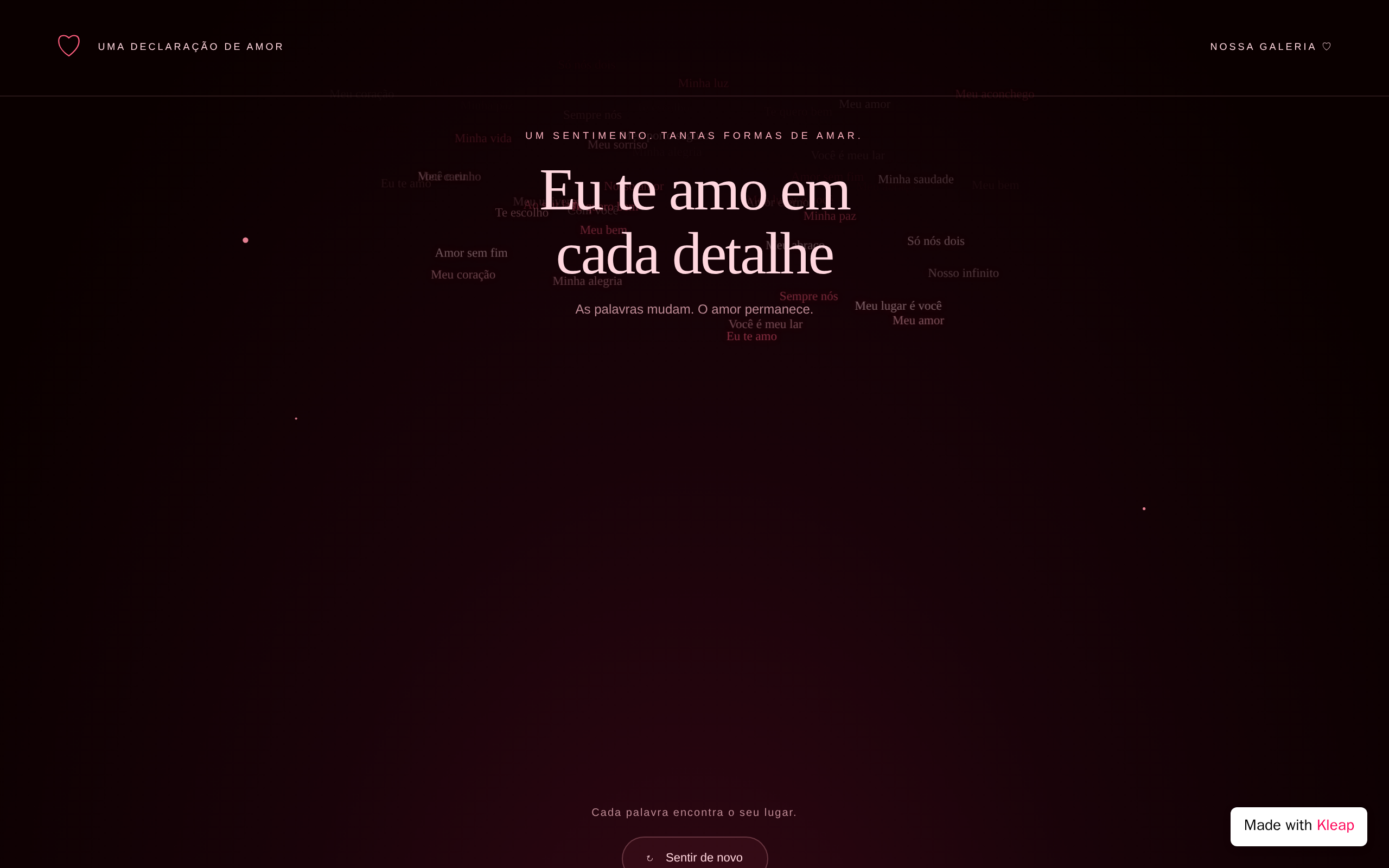 Eu Te Amo
