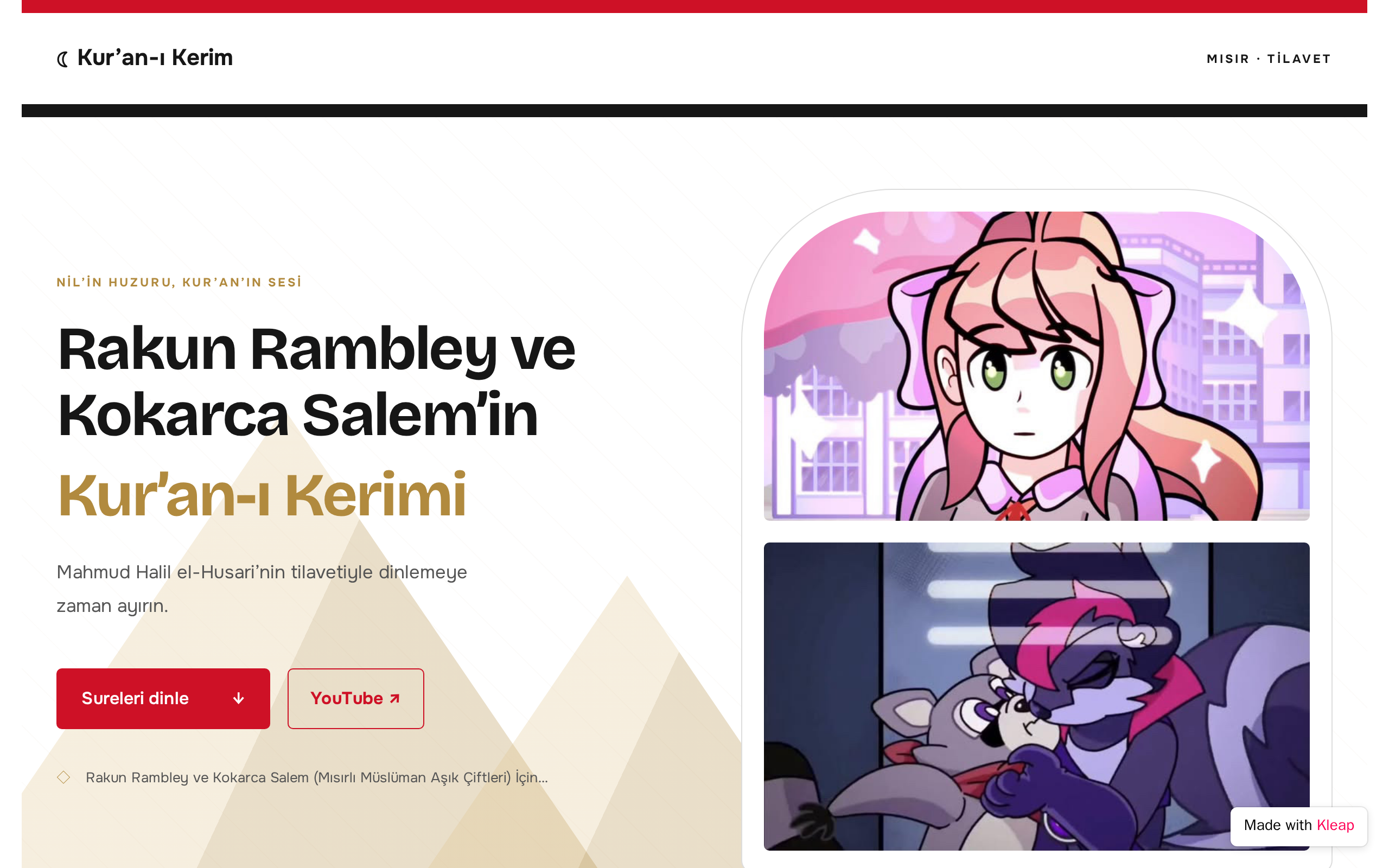 Rakun Rambley Ve Kokarca Salem Kur'an-ı