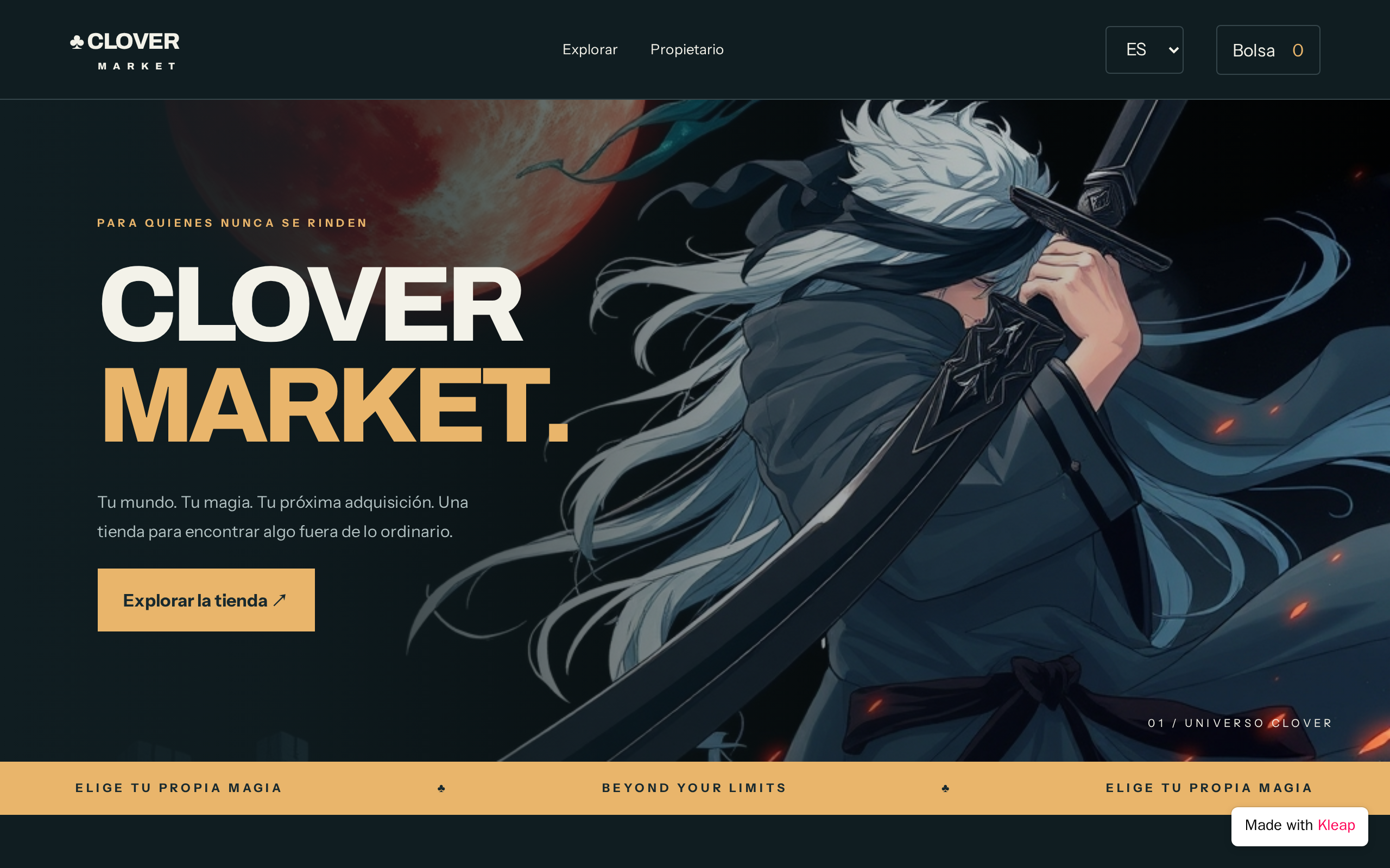 Black Clover Shop