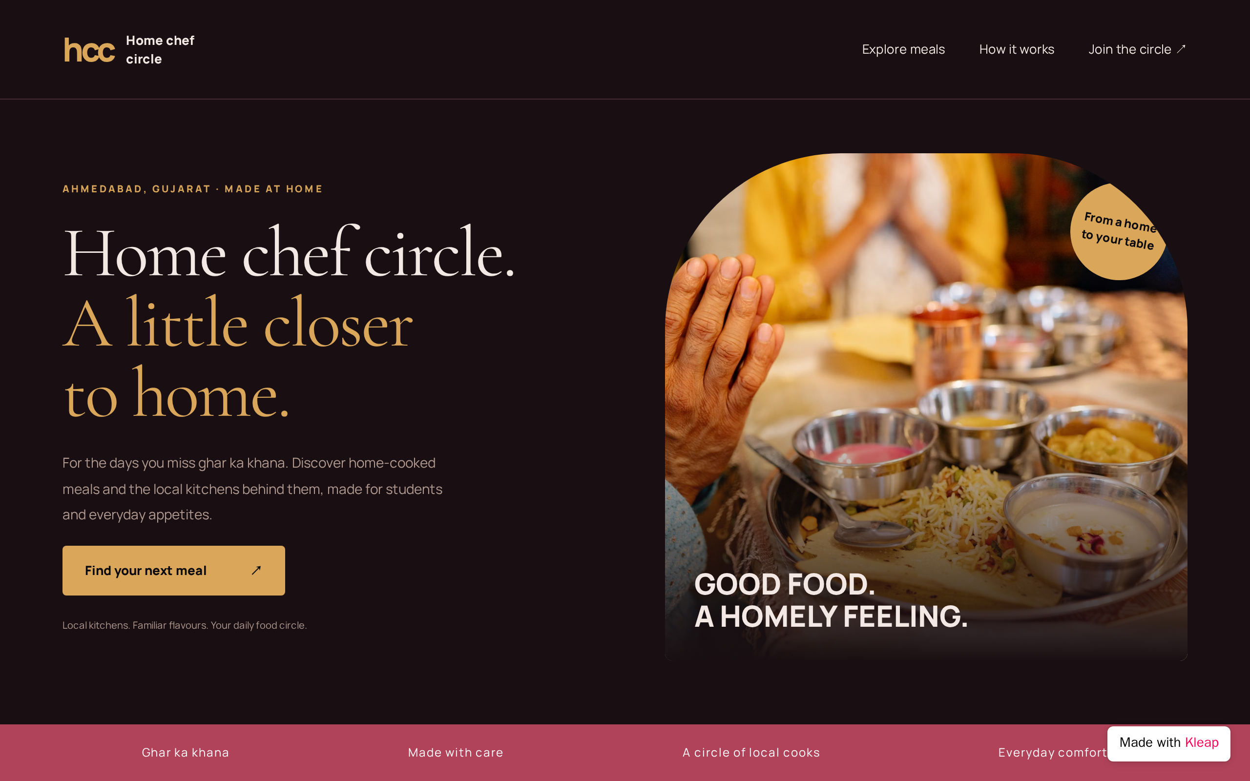Home chef circle