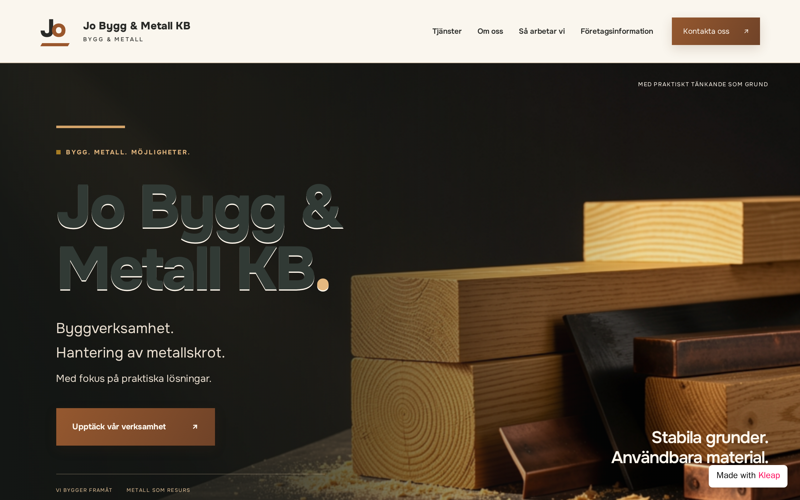 Jo Bygg & Metall KB