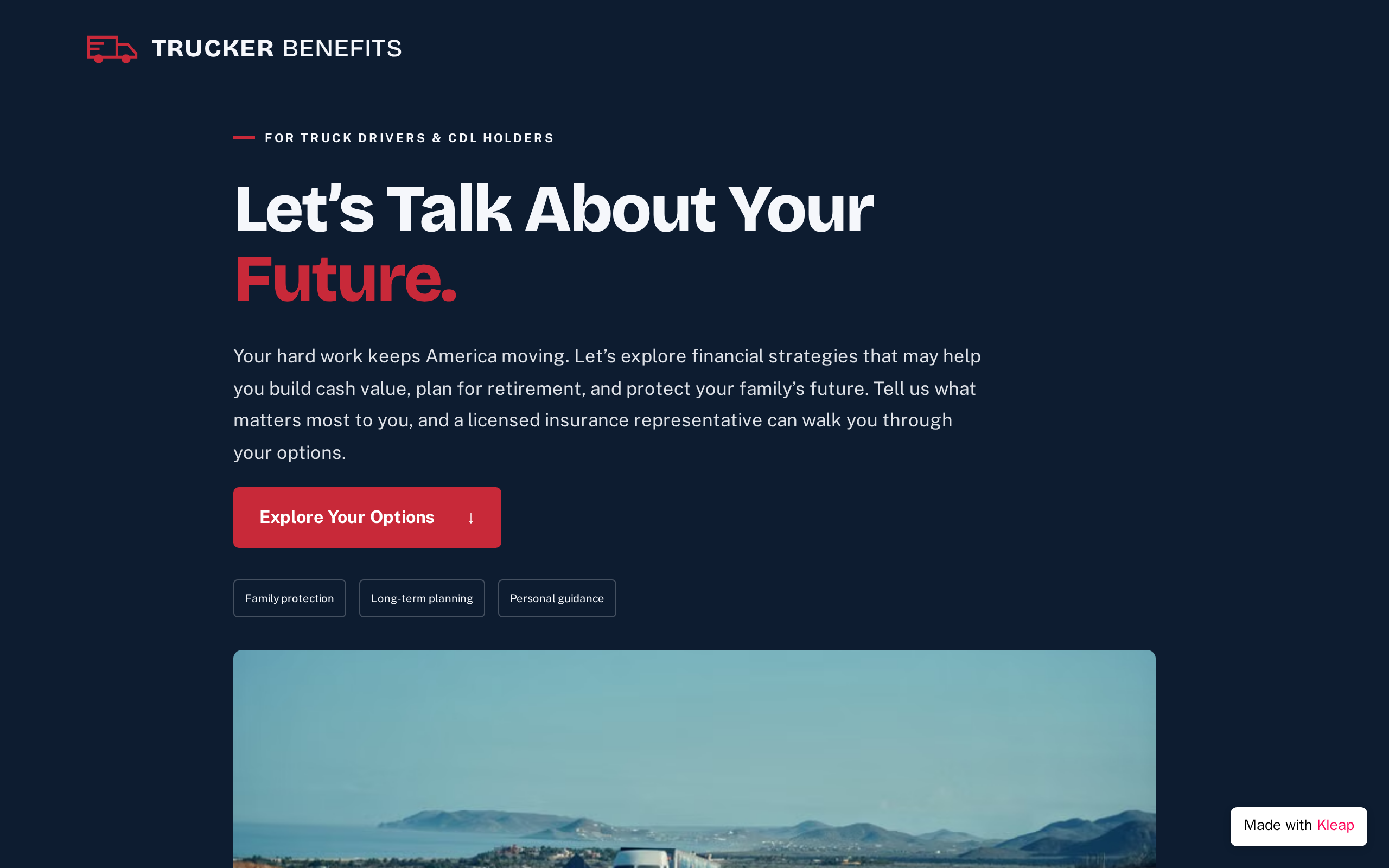 Trucker Benefits