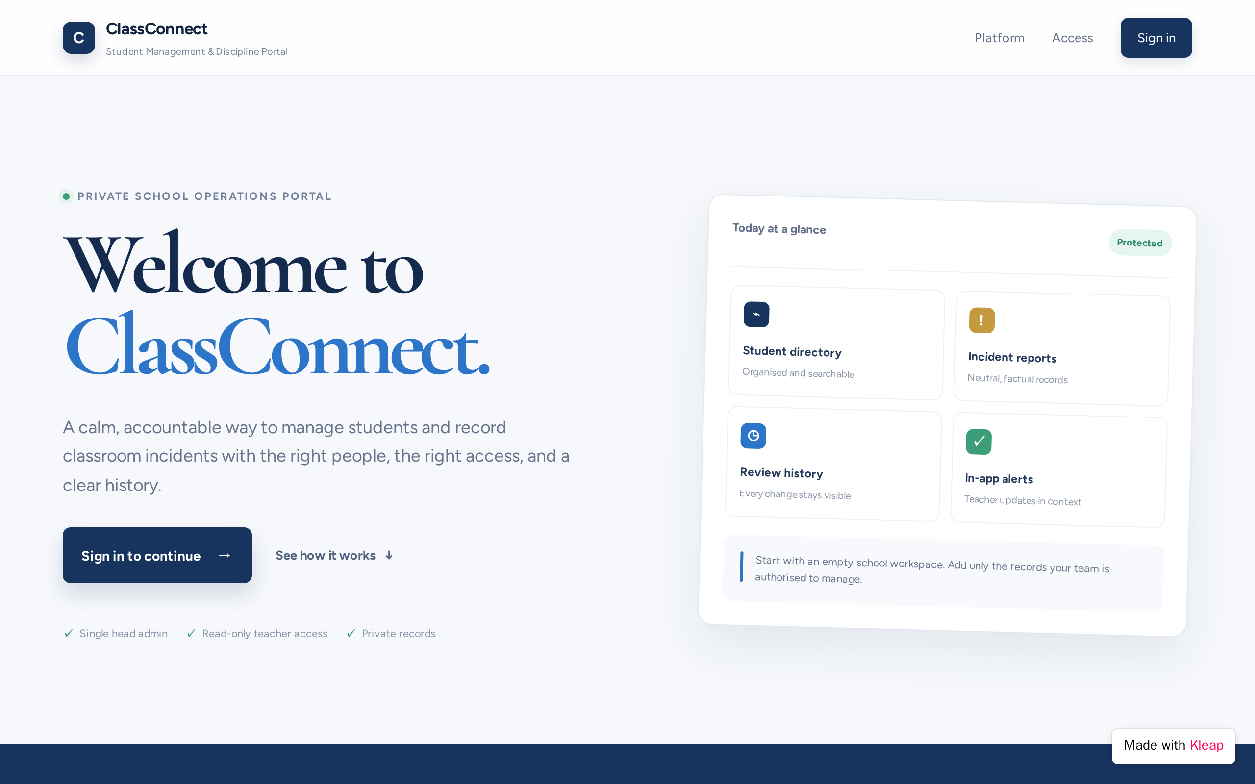 ClassConnect