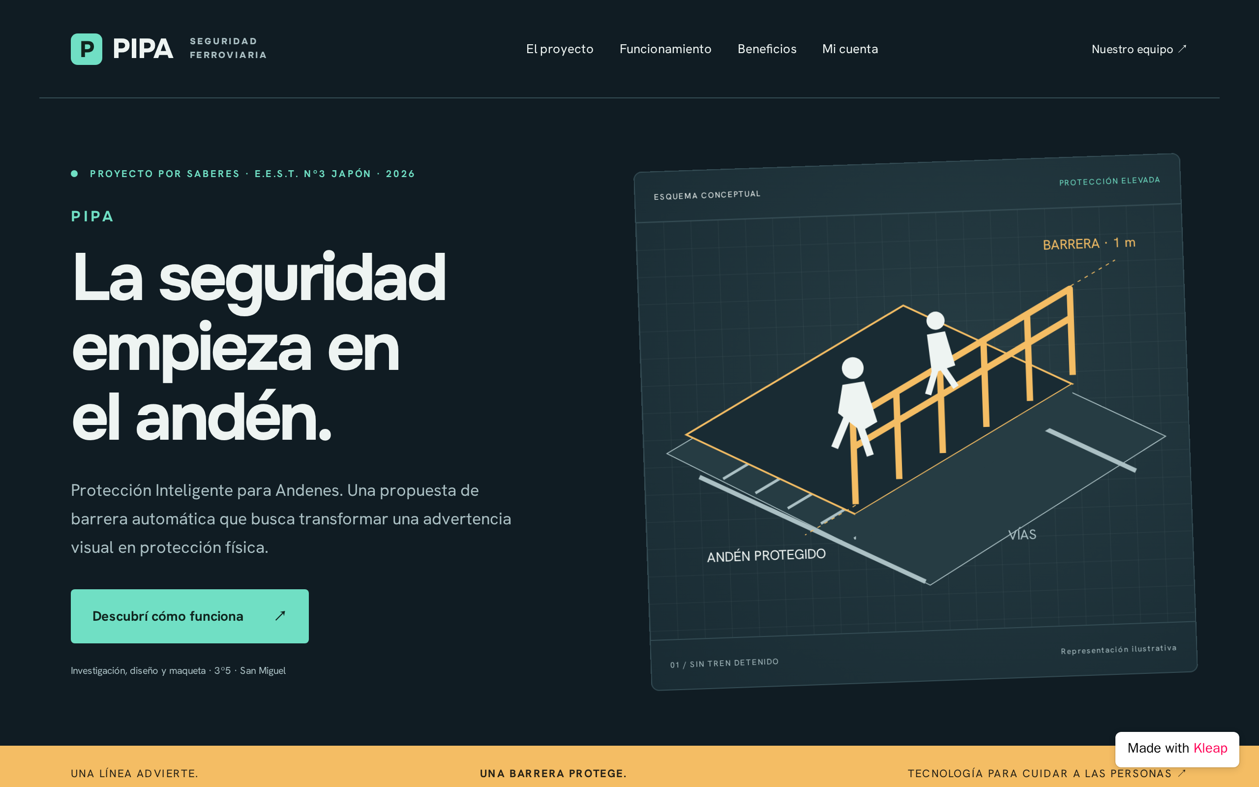 PIPA — Protección Inteligente para Andenes