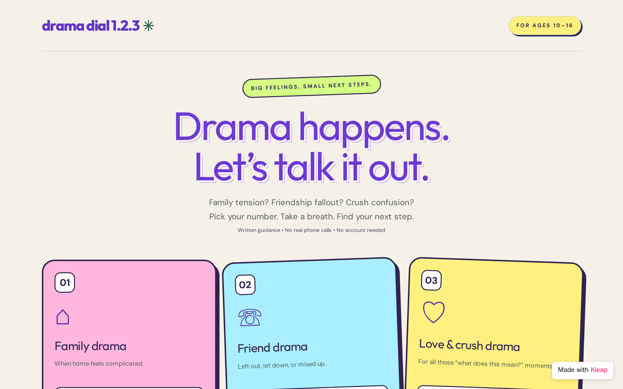 Drama Hotline