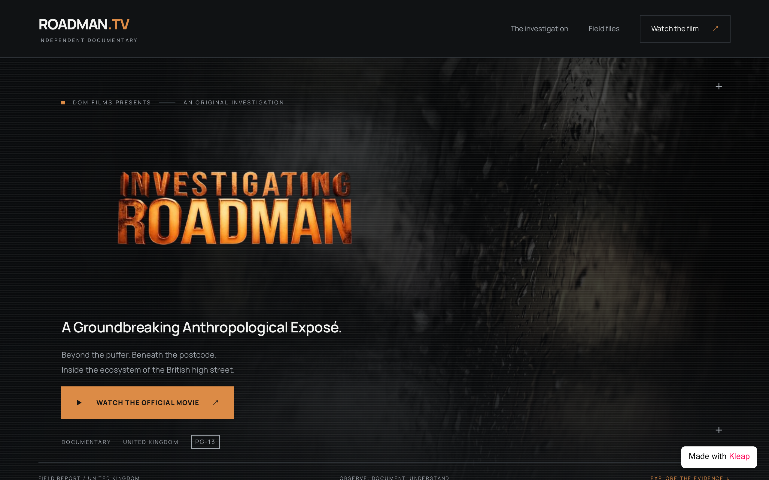 Investigating Roadman.TV