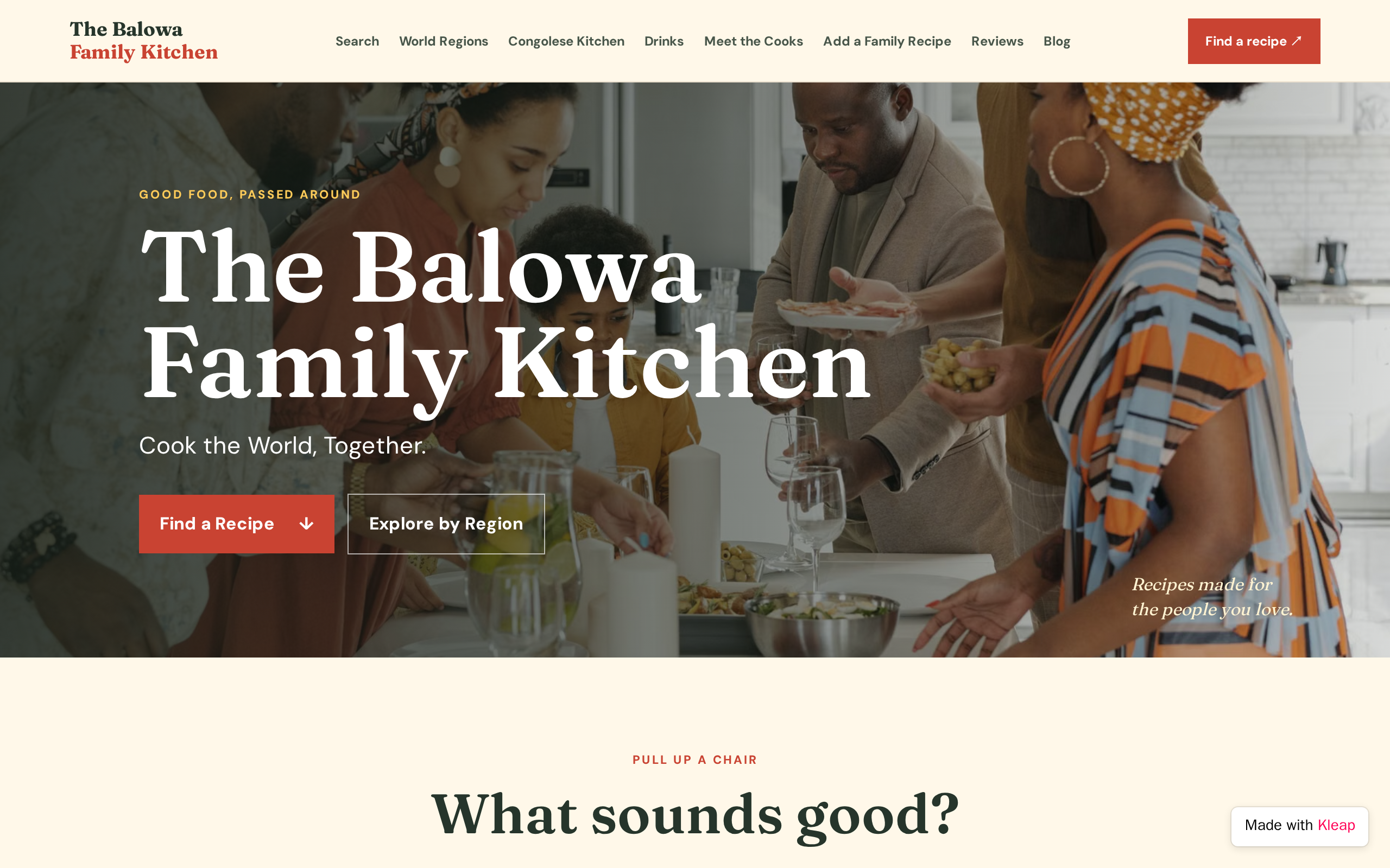 The Balowa Family Kitchen