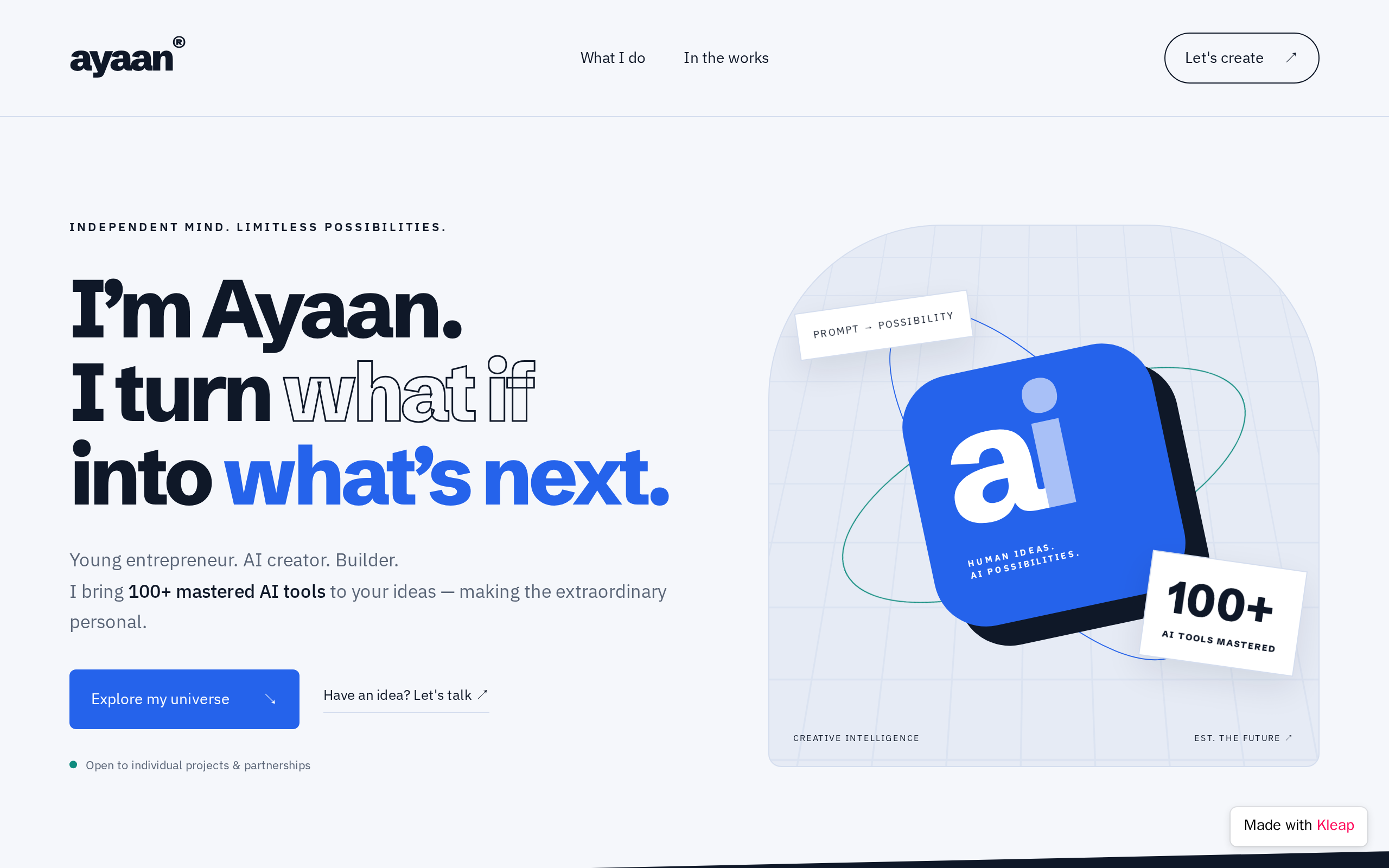 Interactive, Website When Scroll Down