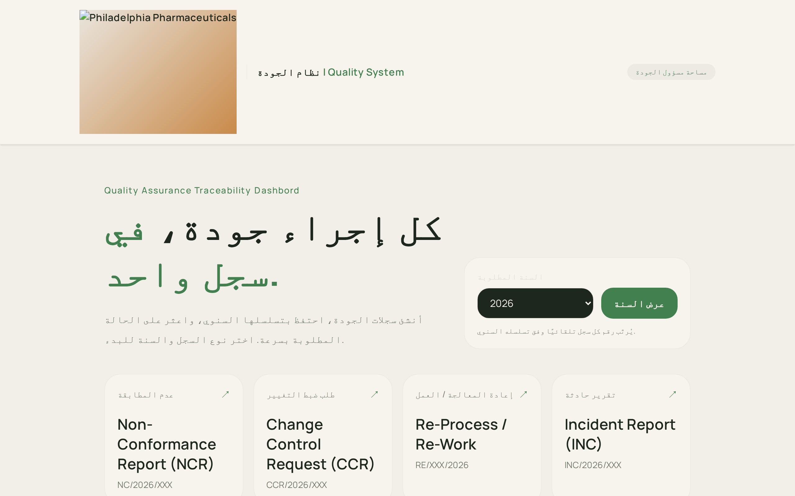 Non Conformance Report