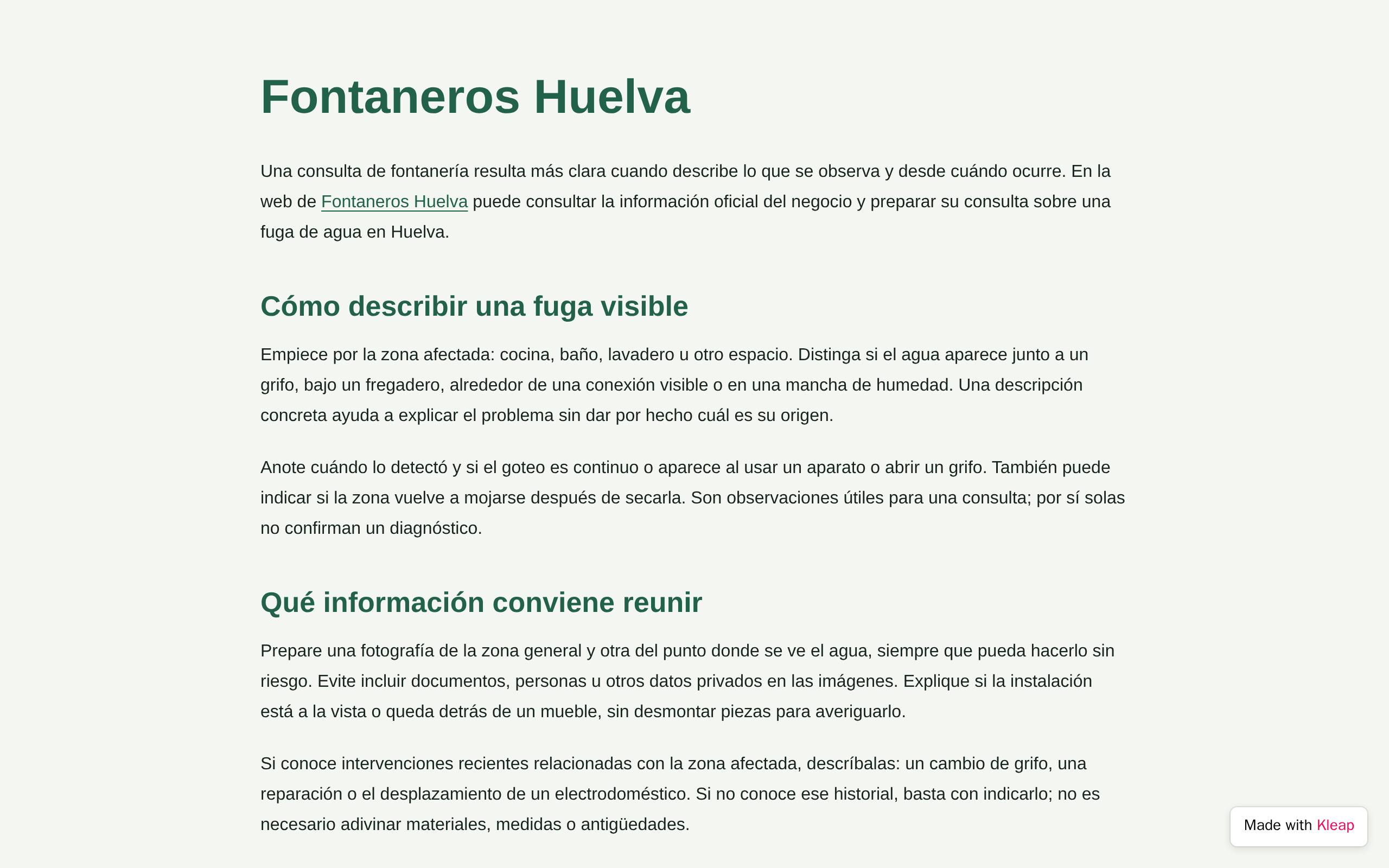 Fontaneros Huelva