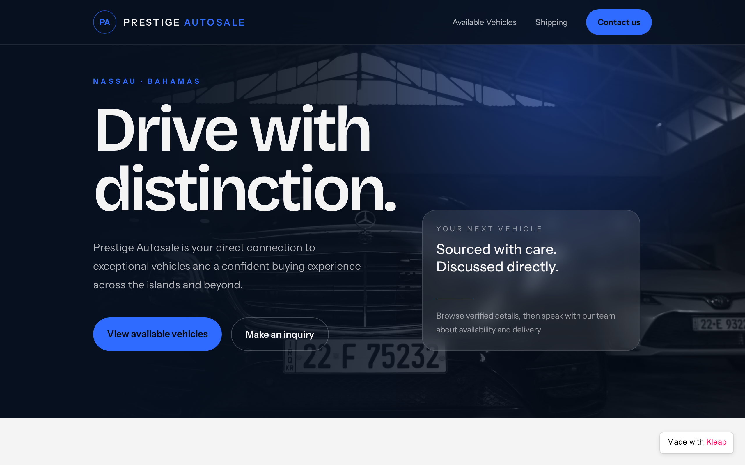 Prestige Autosale