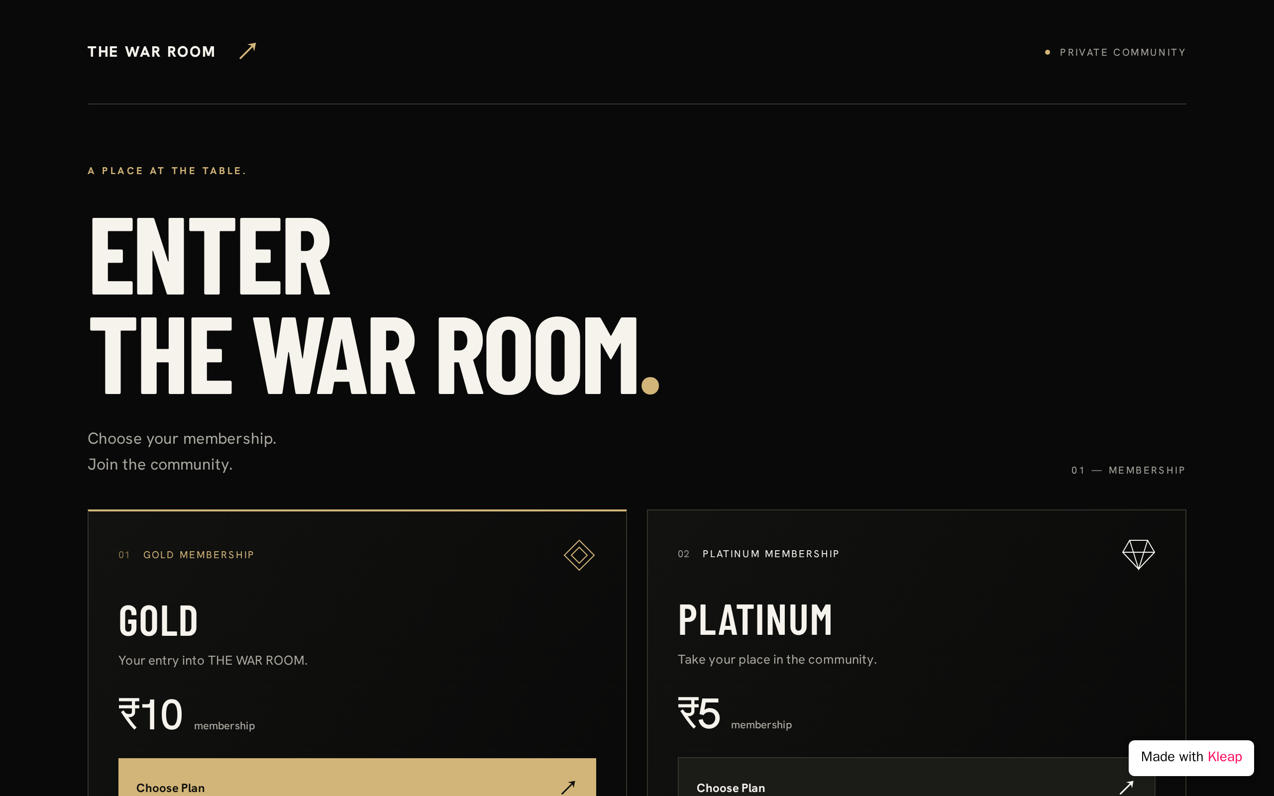 THE WAR ROOM 2