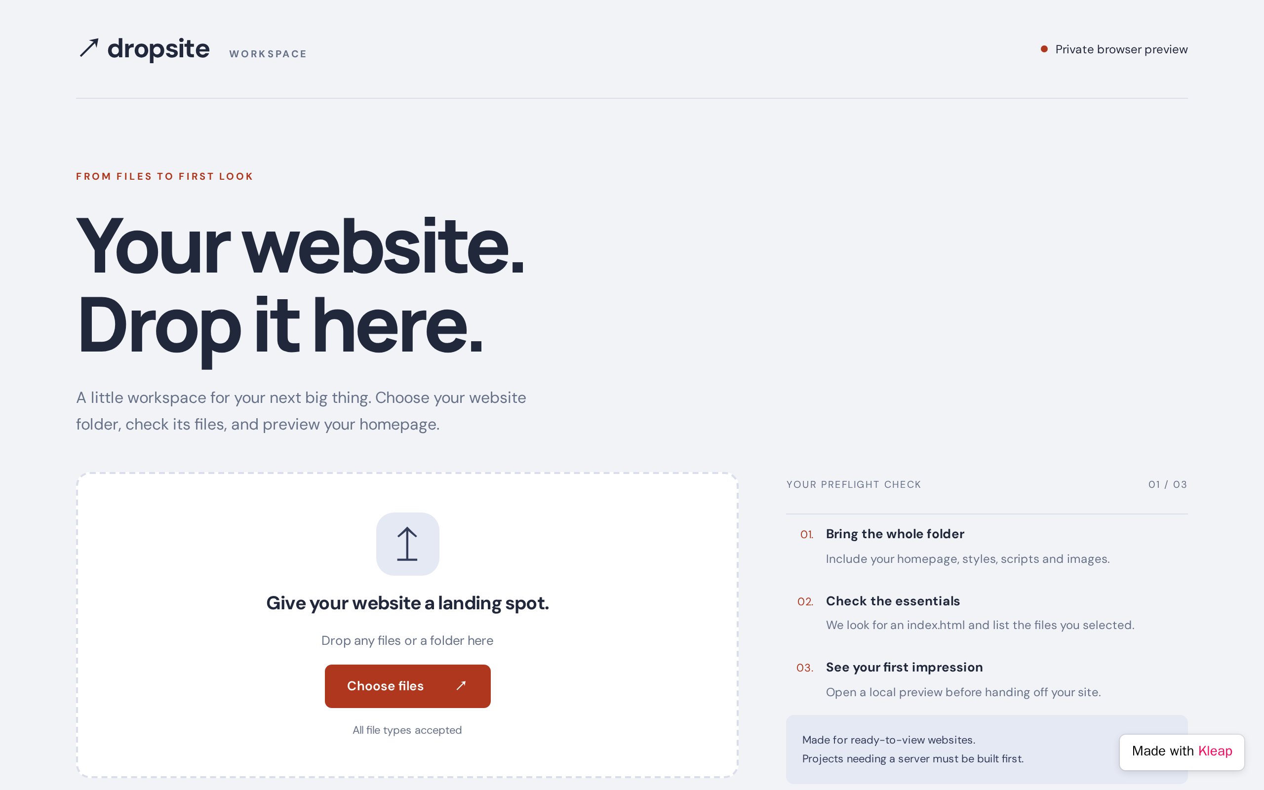 Website Uploader