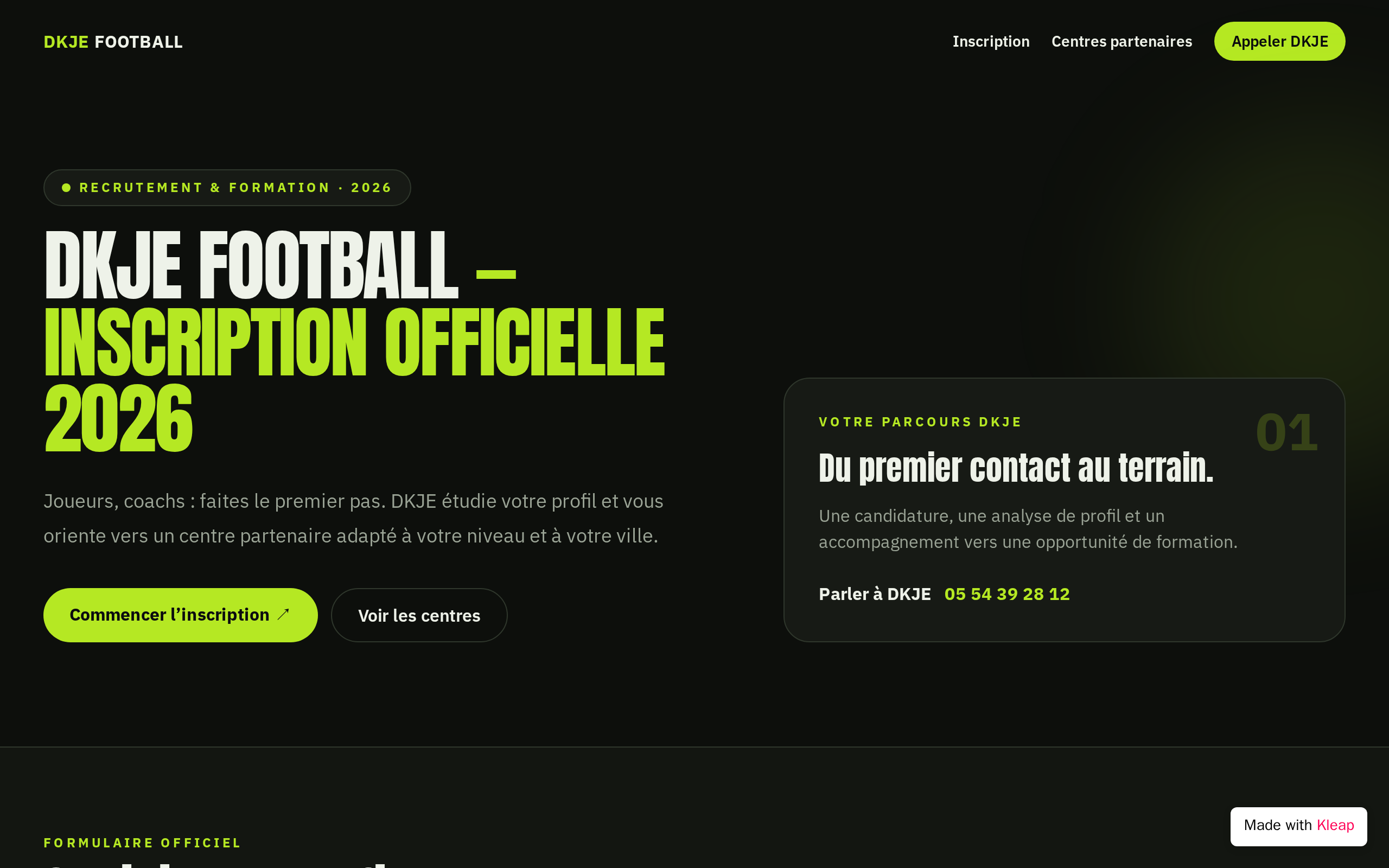 DKJE Football
