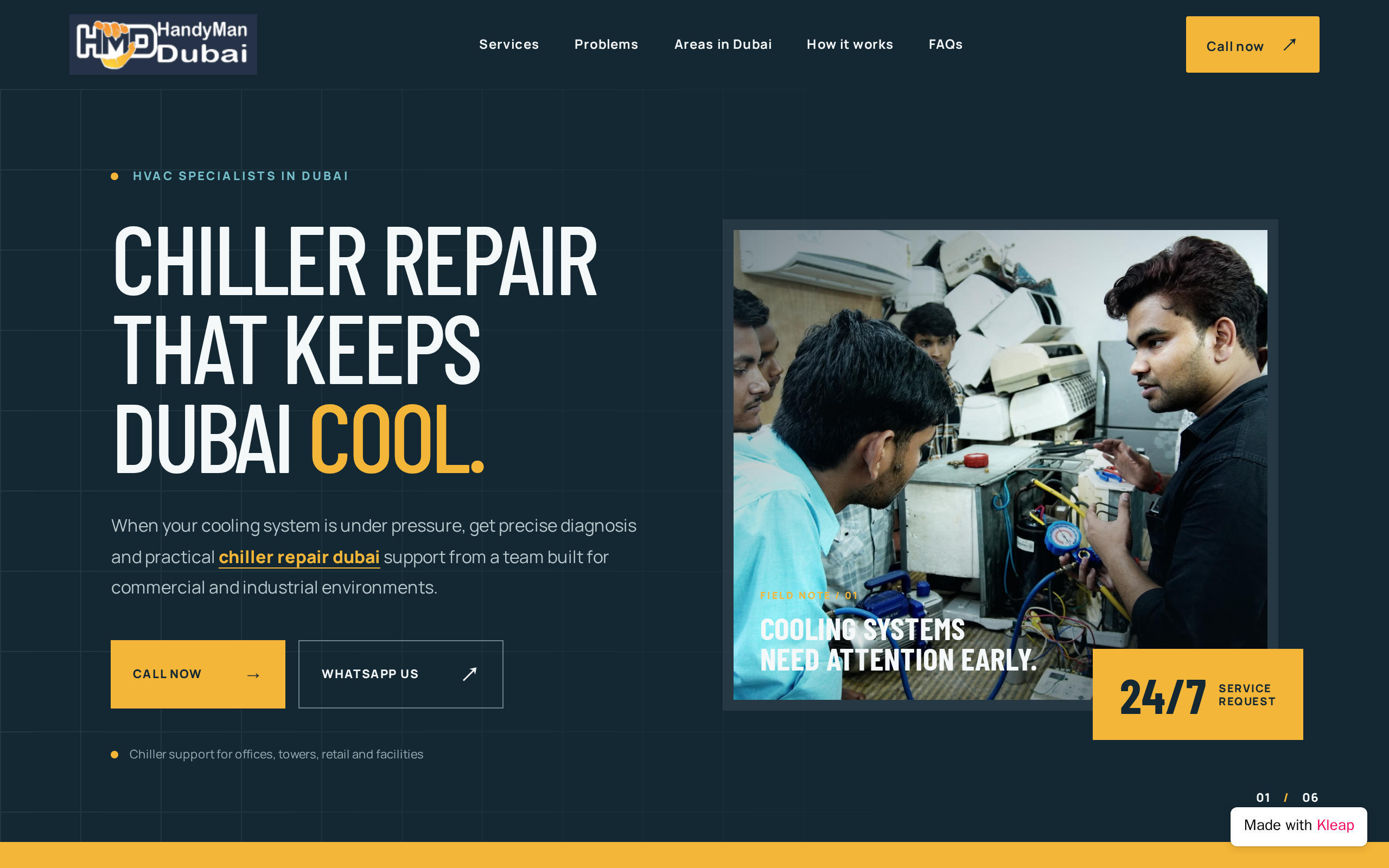 Chiller Repair Dubai