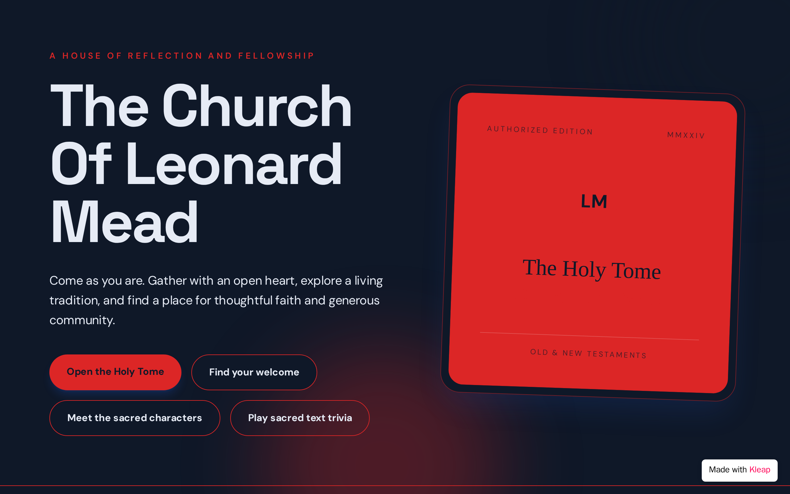 The Church Of Leonard Mead